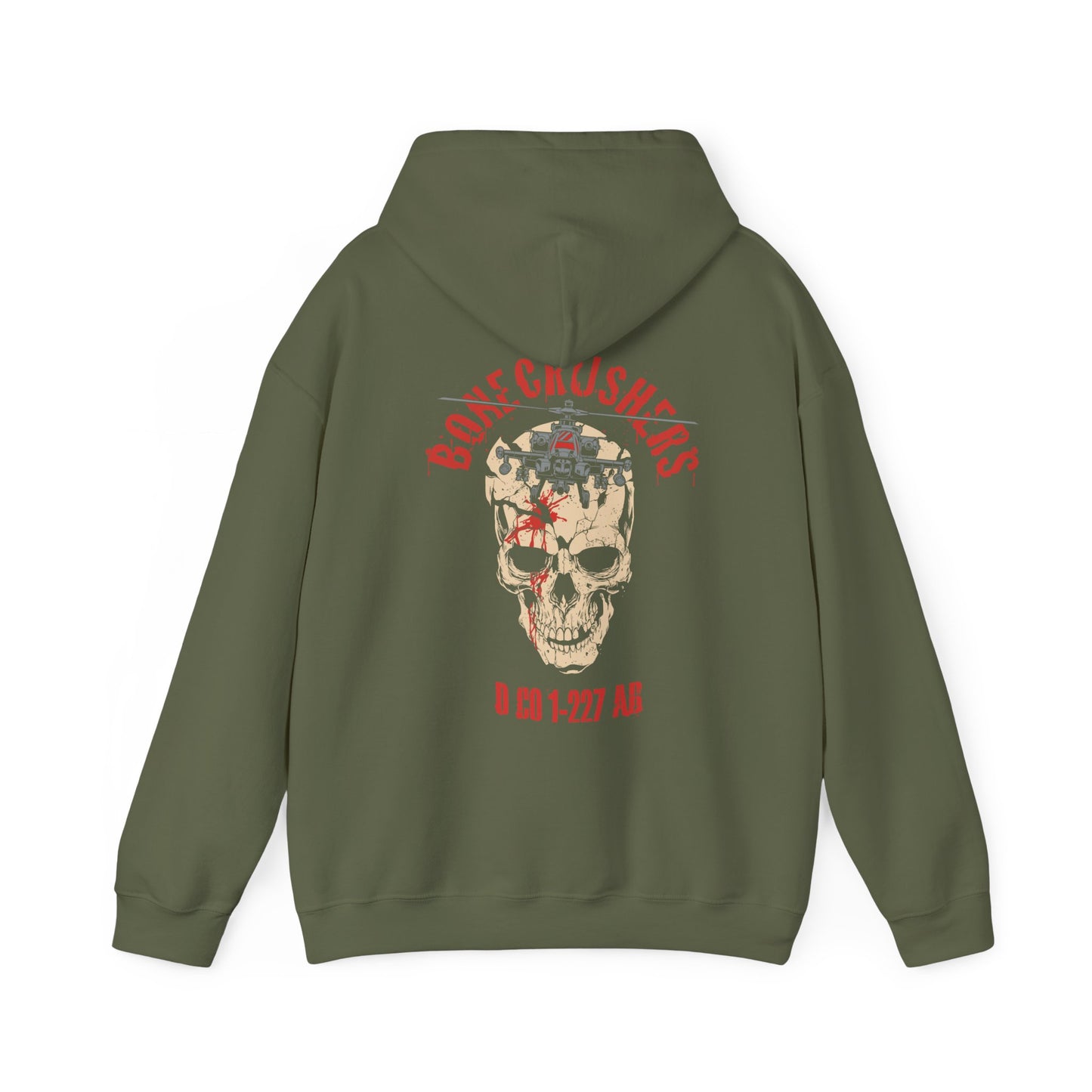 1-227 BONECRUSHERS Heavy Blend Hooded Sweatshirt