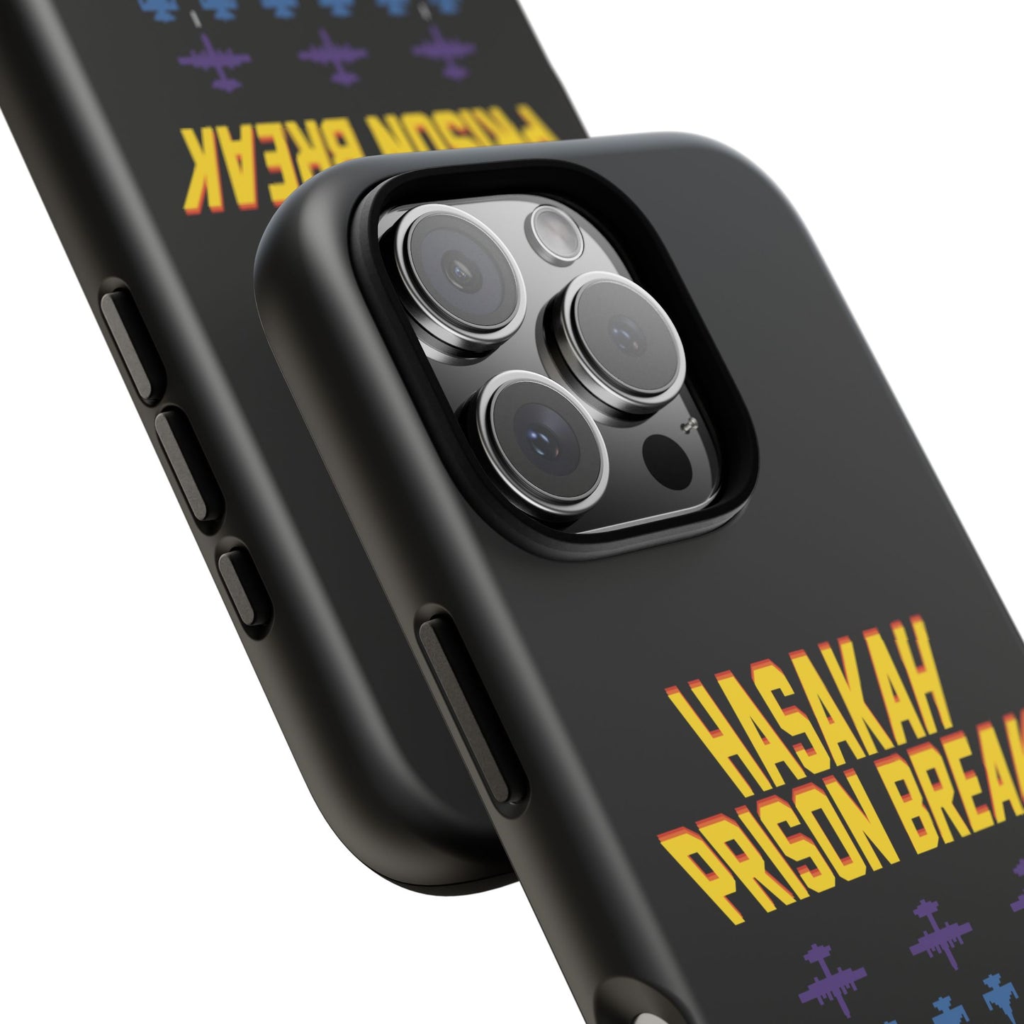Phone Case — "Hasakah Prison Break" Retro Arcade Game Over Design