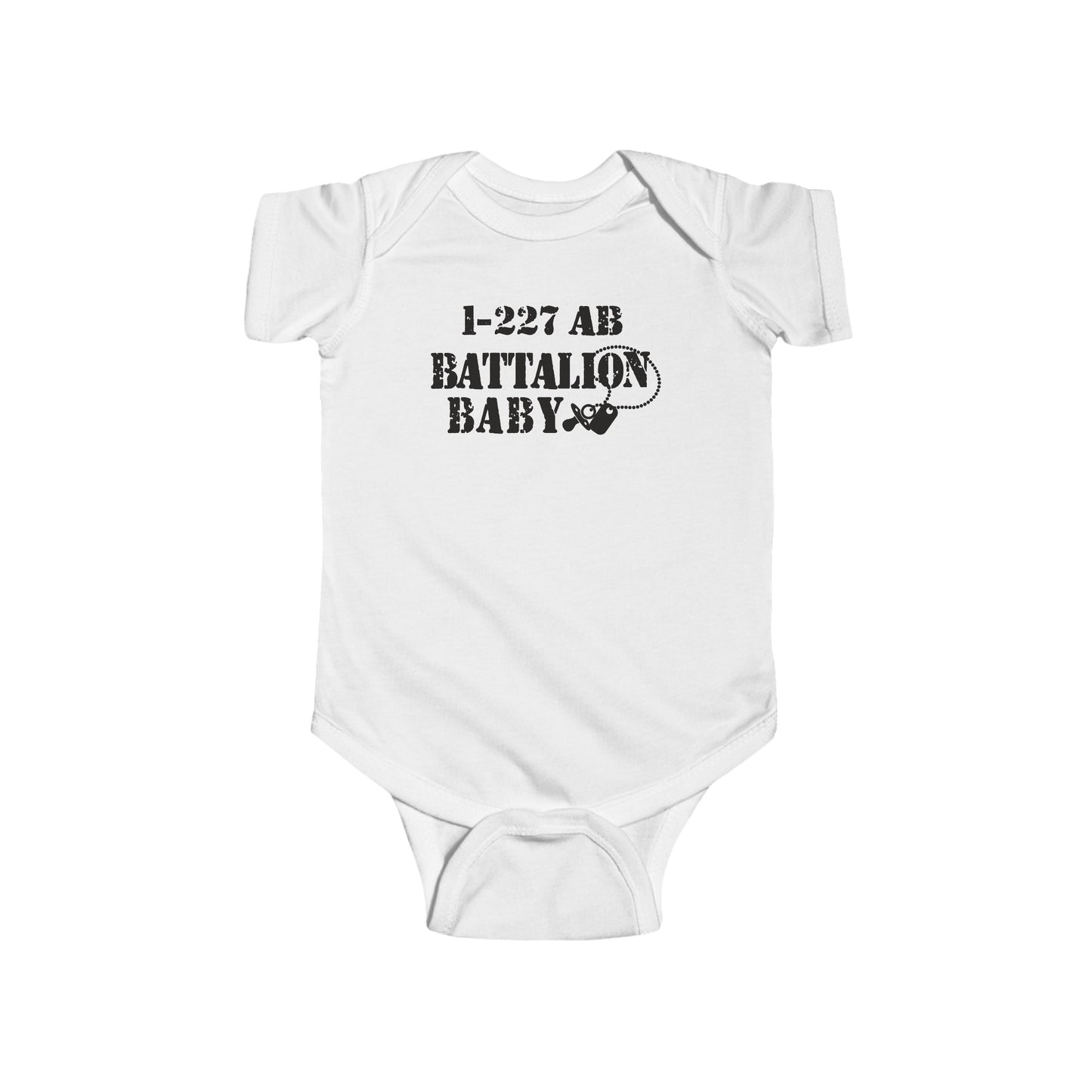 1-227 AB Battalion Infant Fine Jersey Bodysuit