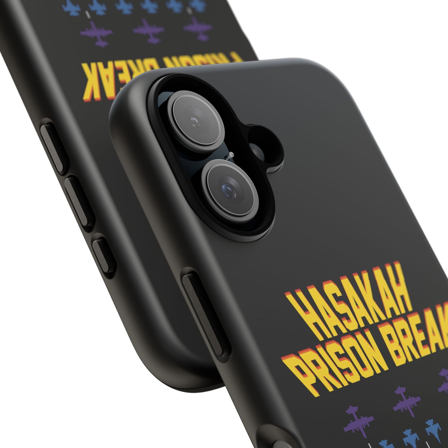 Phone Case — "Hasakah Prison Break" Retro Arcade Game Over Design