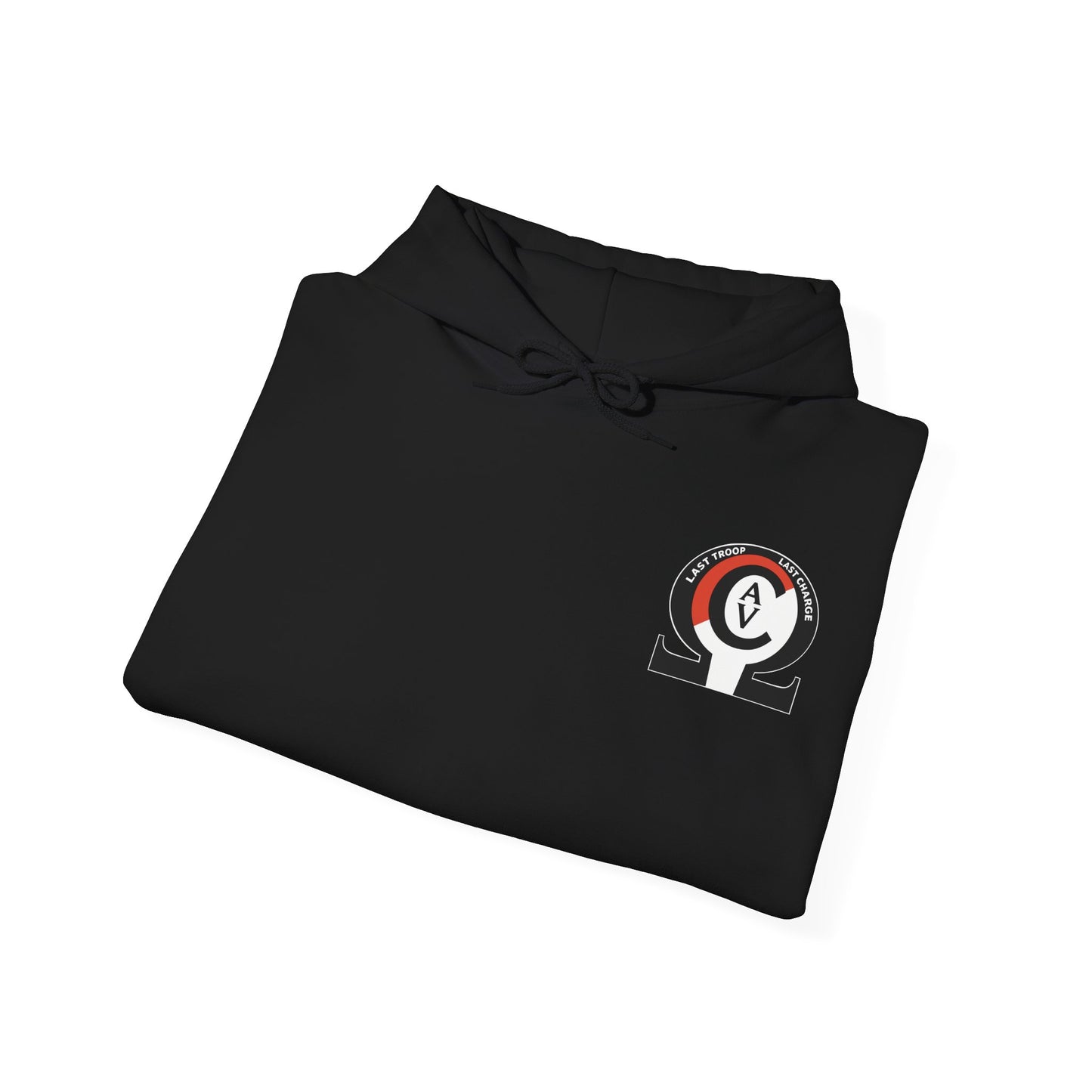LAST TROOP - LAST CHARGE Sunset 6-17 AIR CAV C Troop Unisex Heavy Blend Hooded Sweatshirt