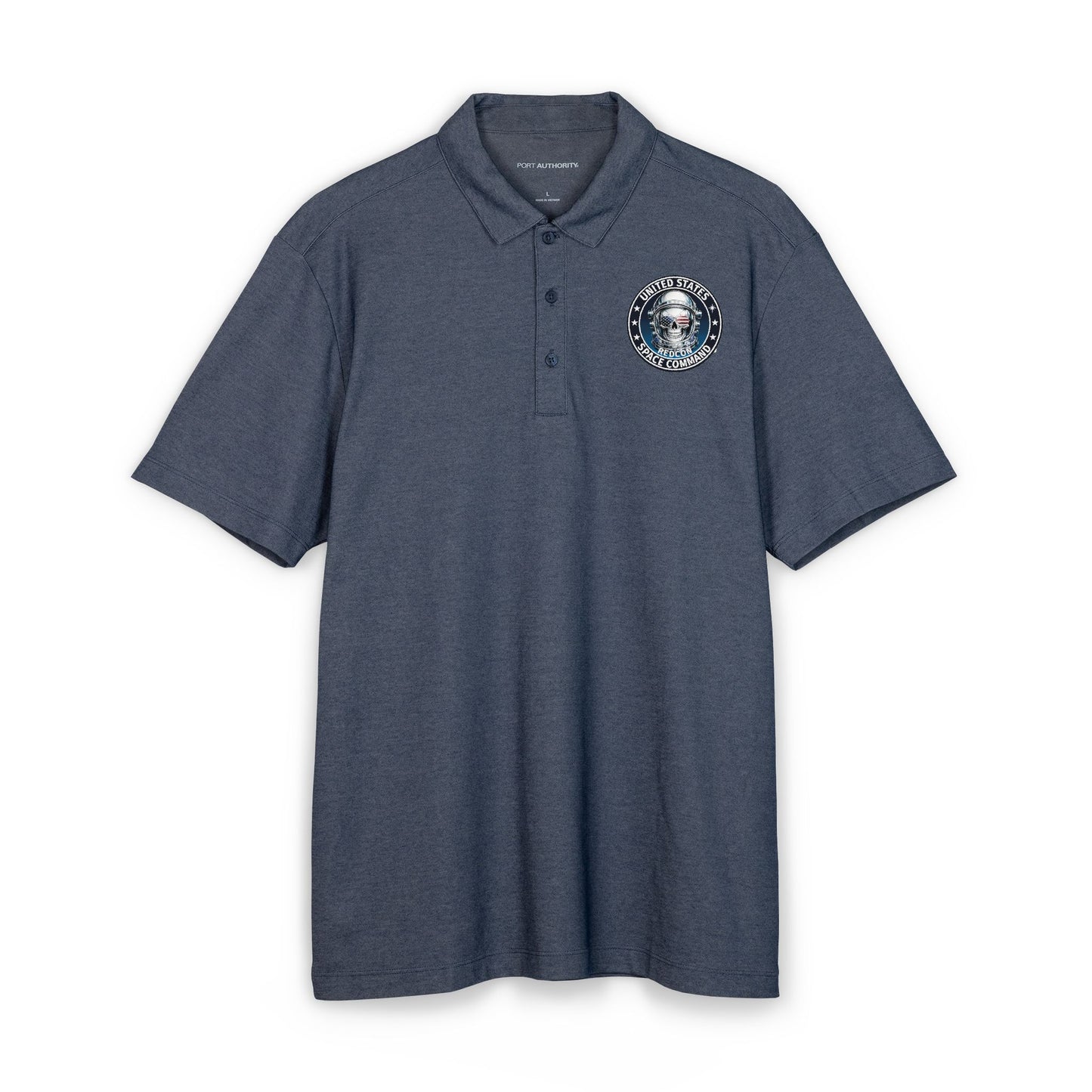 U.S. Space Command Skull Astronaut REDCON Men’s Polo Shirt