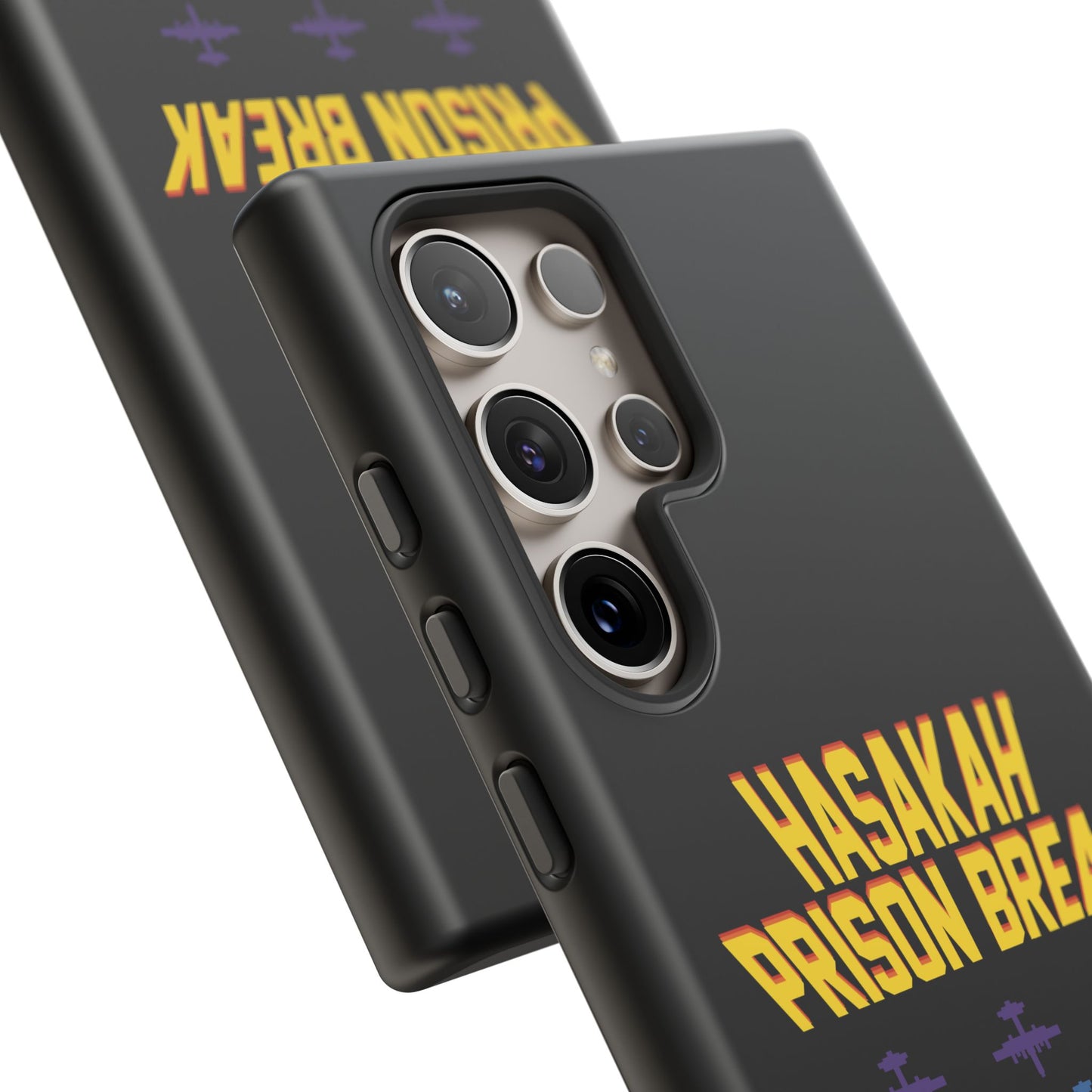 Phone Case — "Hasakah Prison Break" Retro Arcade Game Over Design