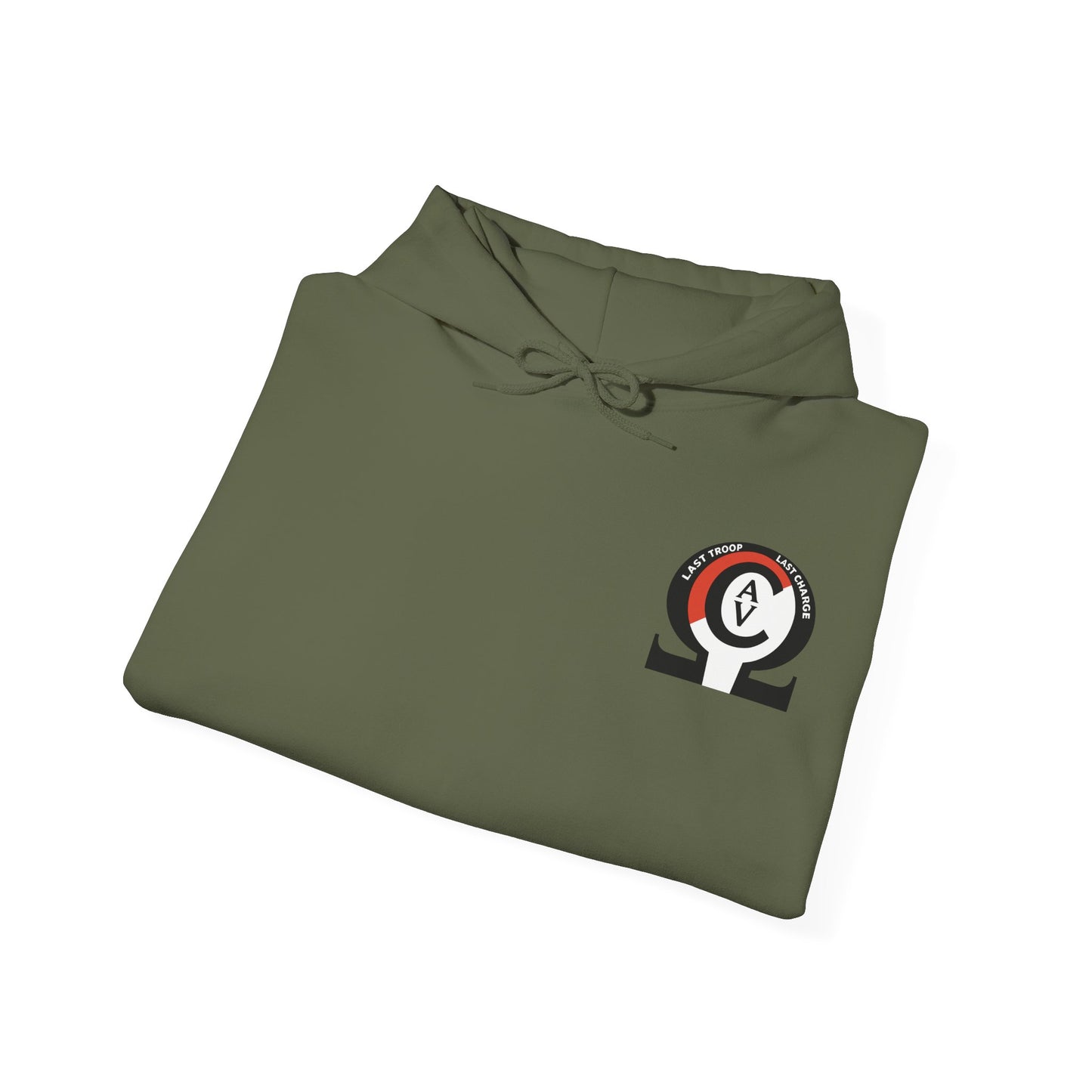 LAST TROOP - LAST CHARGE Sunset 6-17 AIR CAV C Troop Unisex Heavy Blend Hooded Sweatshirt