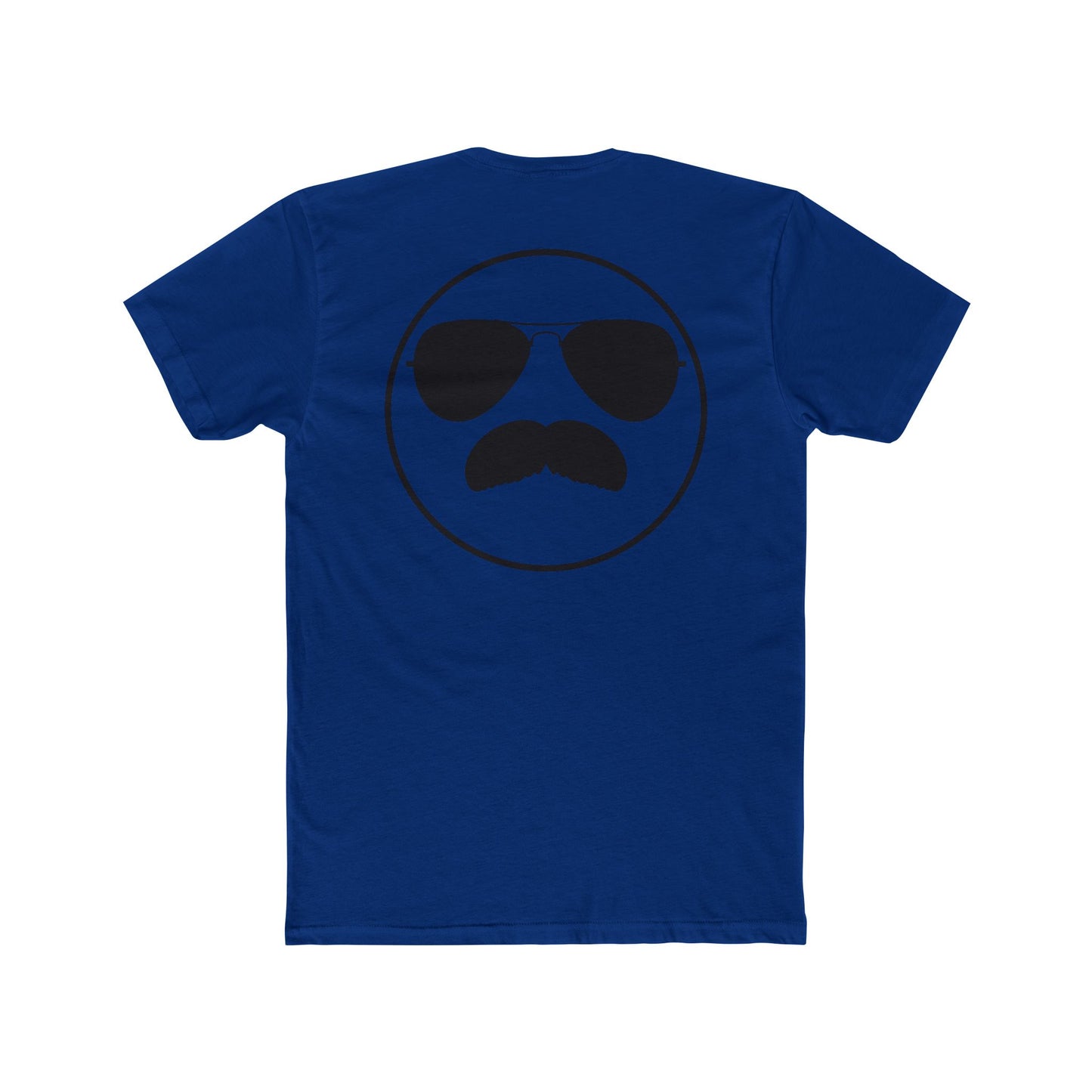Mustache Aviator Tee - Unisex 100% Cotton Tee Shirt