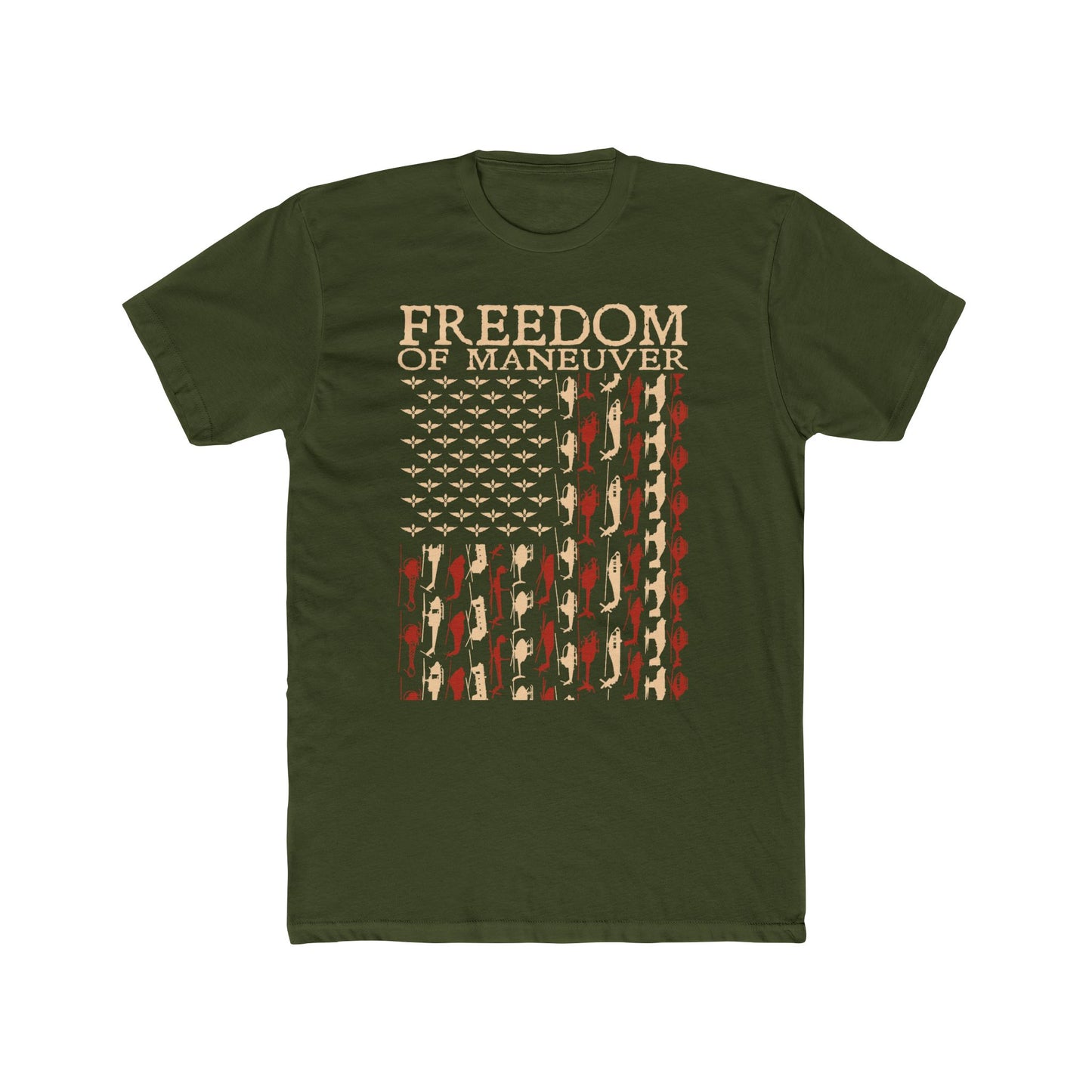 Freedom of Maneuver 100% Cotton Crew Tee