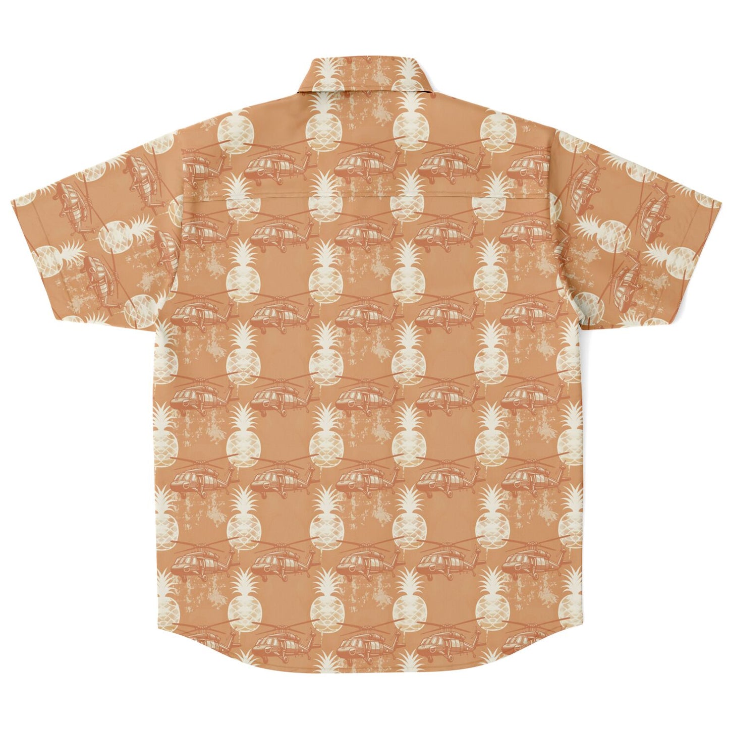 Blackhawk Pineapple Aloha Short Sleeve Button Down Shirt