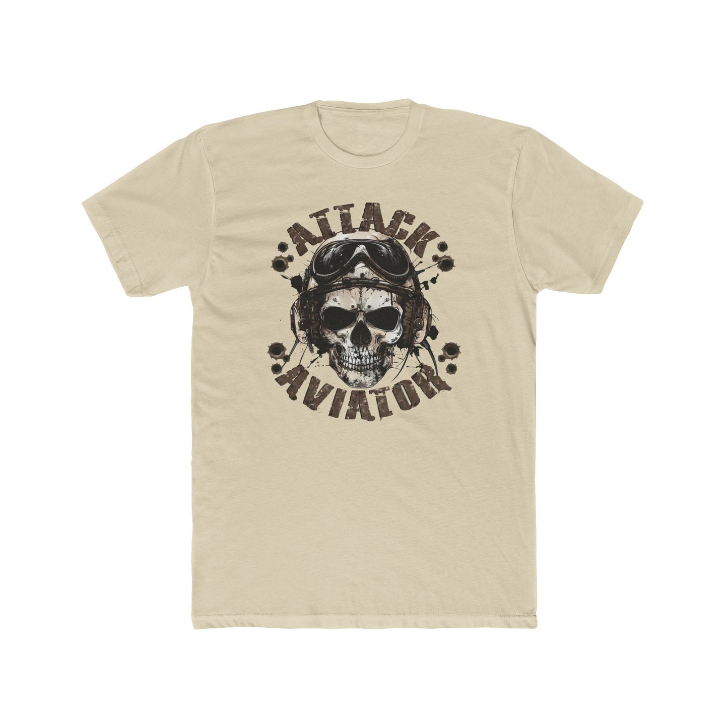 ATTACK AVIATOR 100% Cotton Crew Tee