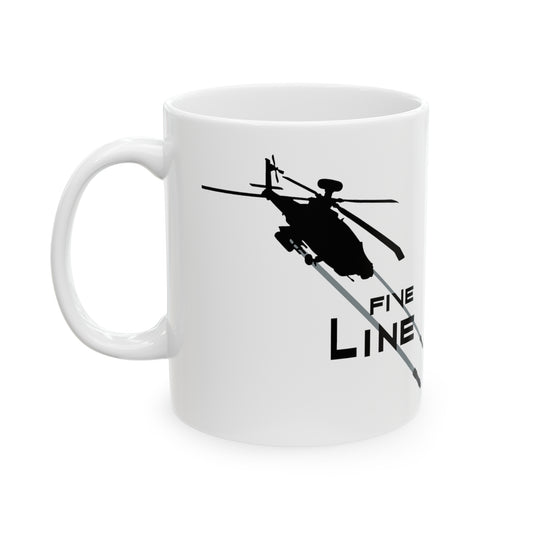 Five Line Ceramic Mug 11oz