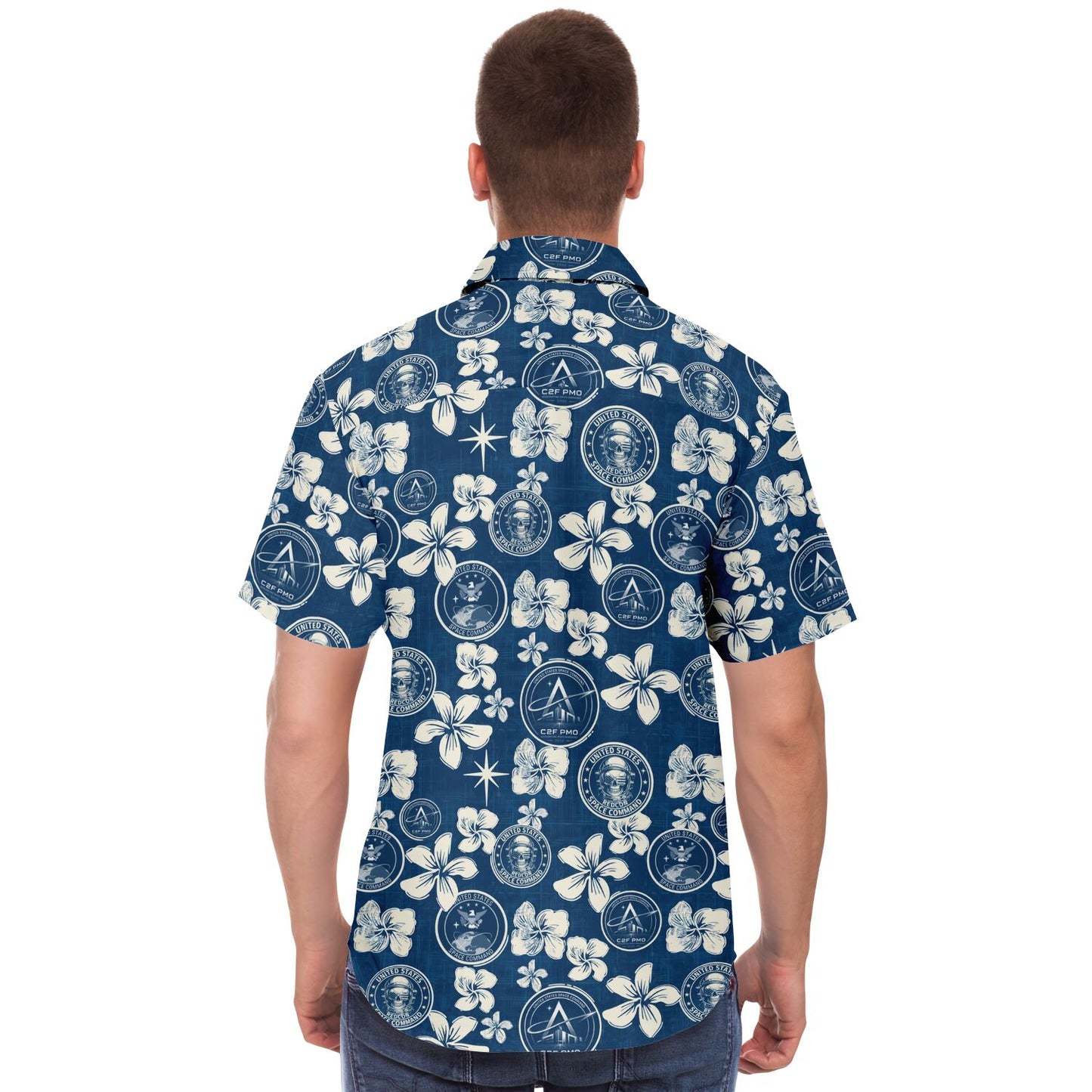 Space Command  Aloha Short Sleeve Button Down Shirt