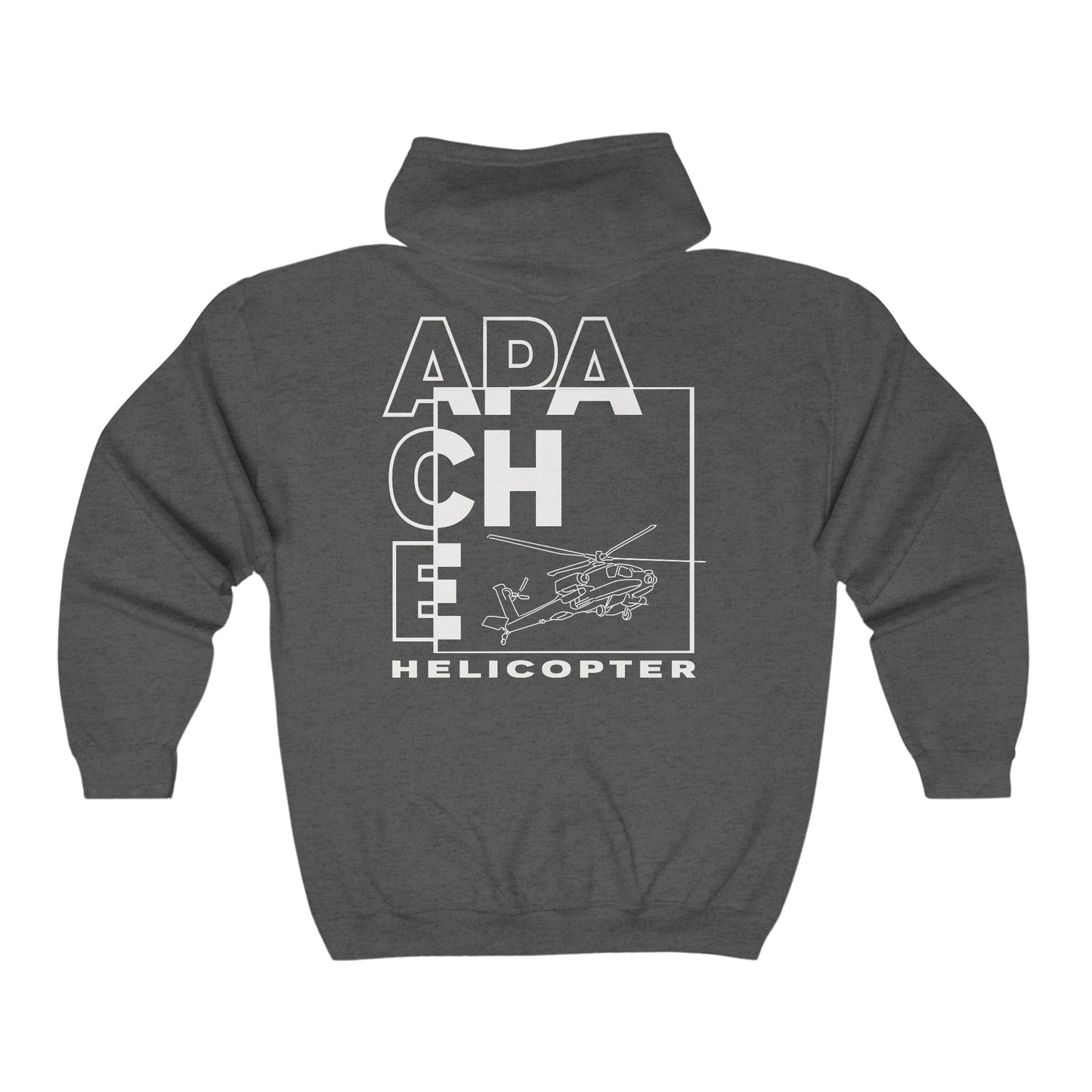 Apache Block Art Unisex Heavy Blend™ Full Zip Hooded Sweatshirt