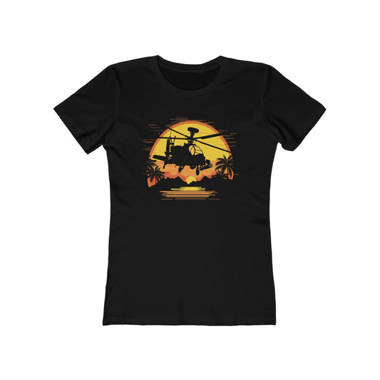 Apache Sunset Boyfriend Tee for Women