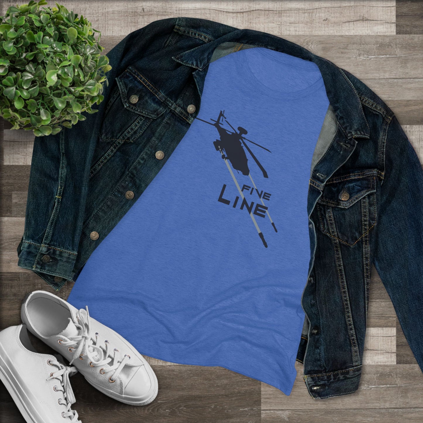 FIVE LINE Close Air Support Women's Triblend Tee