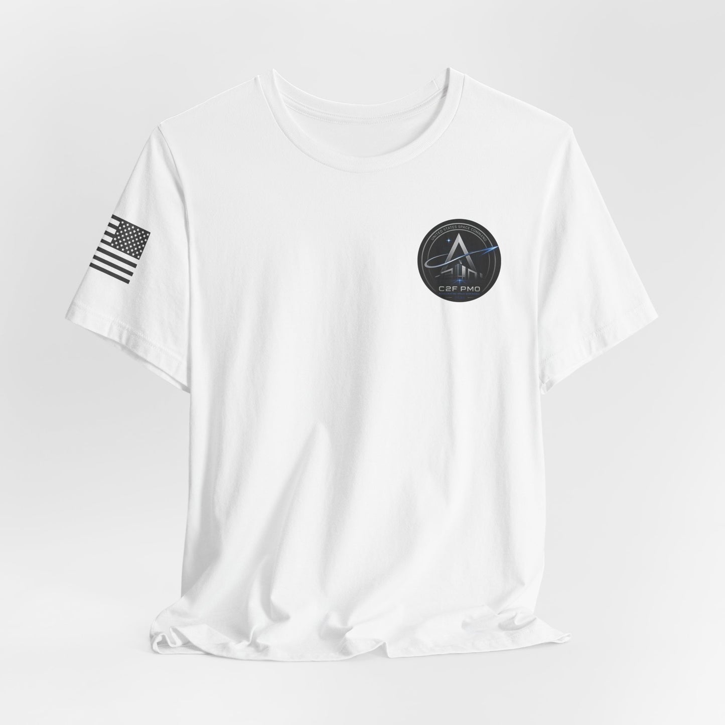 U.S. Space Command C2F PMO Logo T-Shirt Accelerating Space Dominance 2032