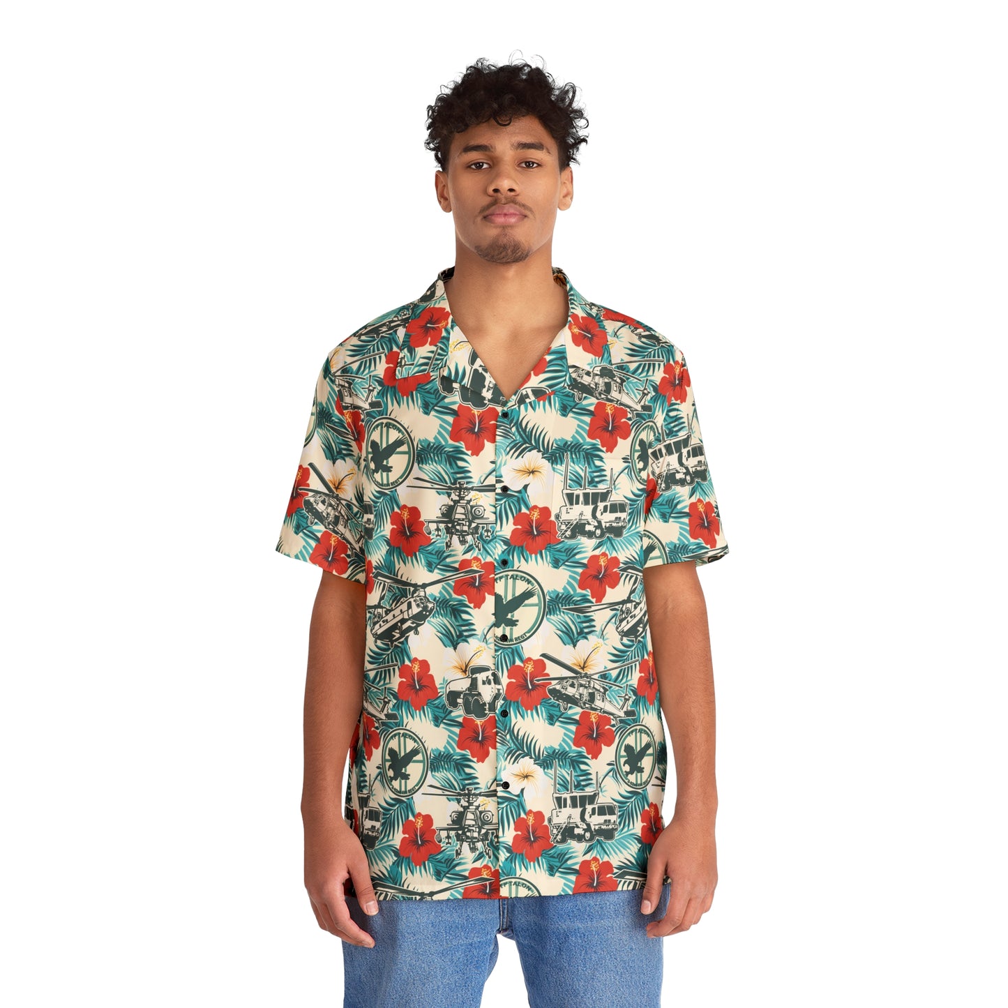 TASKFORCE TALON Aloha Armor Hawaiian Shirt 3-82 AVN REGT