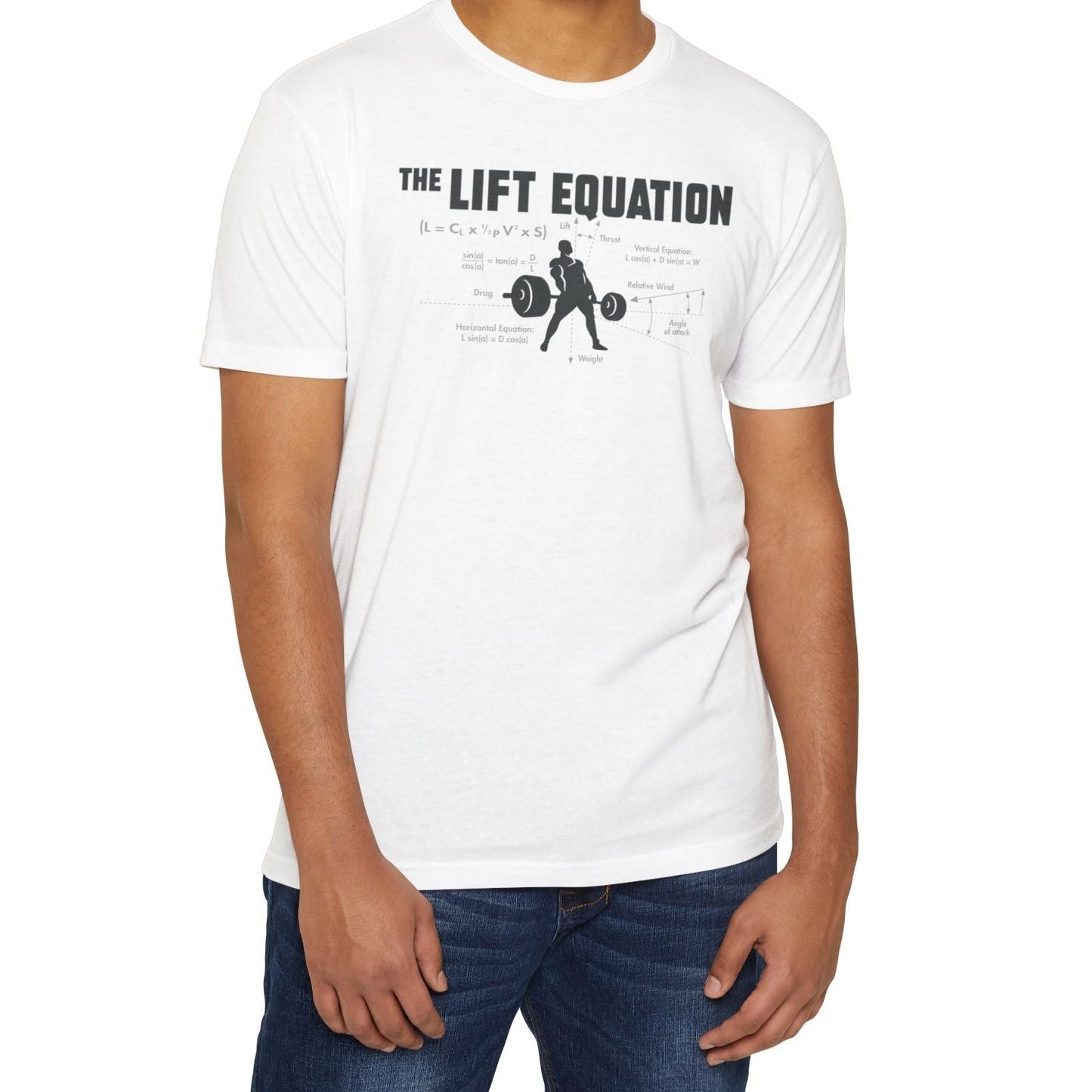 The Lift Equation Weightlifter Unisex CVC Jersey T-shirt