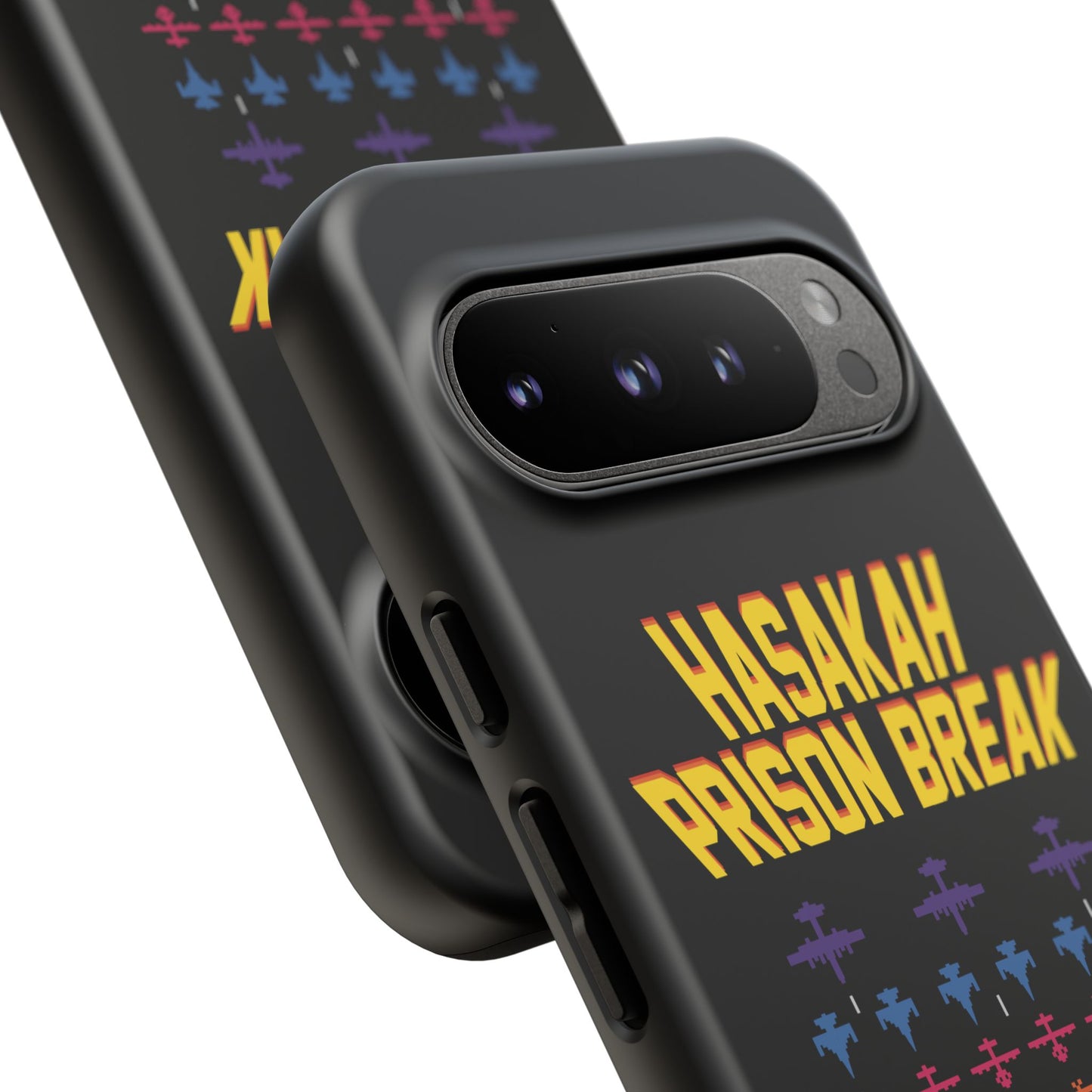 Phone Case — "Hasakah Prison Break" Retro Arcade Game Over Design