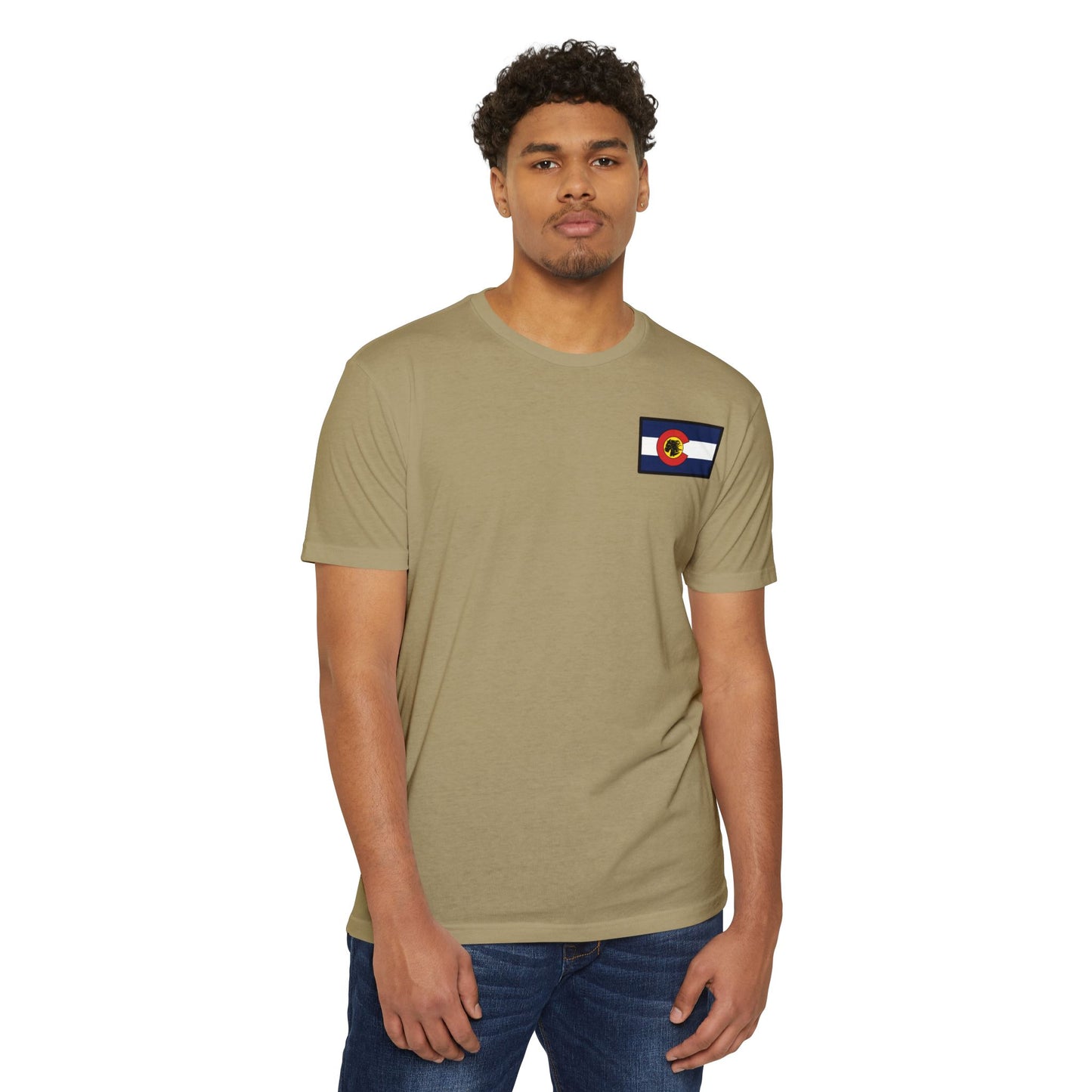 **Flag Front** Legacy 6-17 AIR CAV C Troop 60% Cotton 40% Polyester PT CVC Jersey T-Shirt