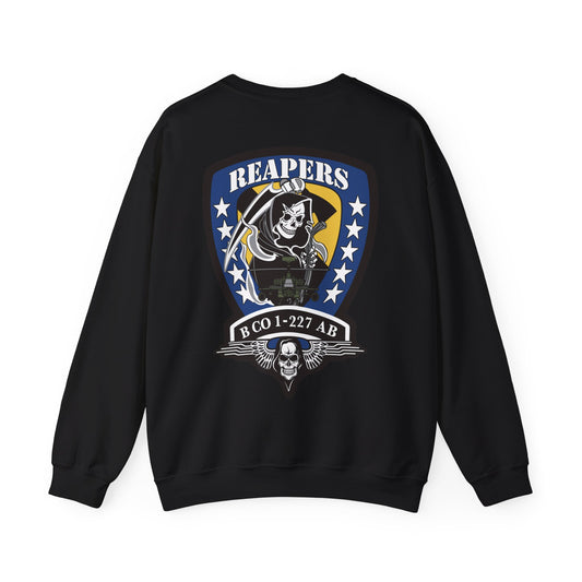 1-227 Reapers Shield Unisex Heavy Blend Crewneck Sweatshirt