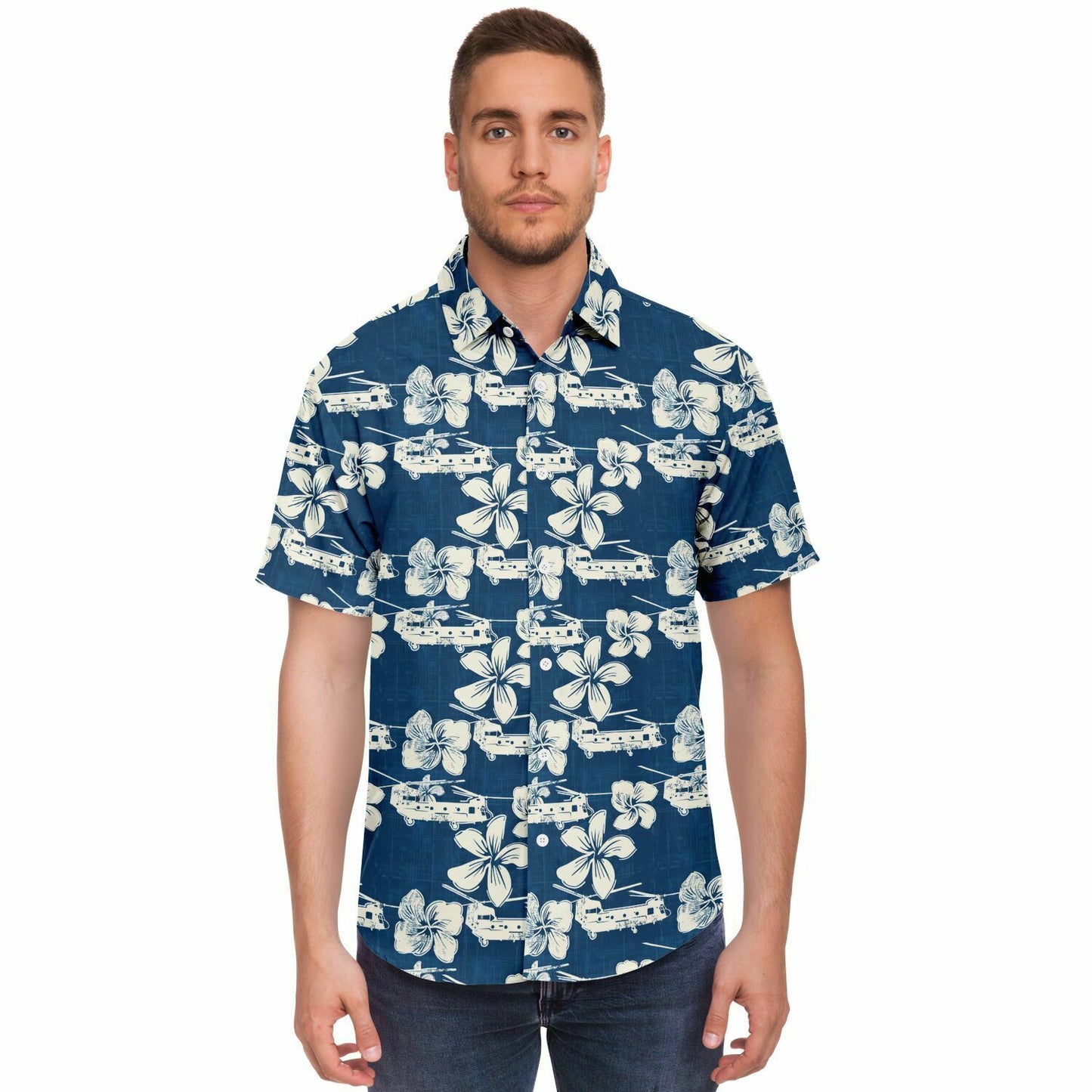 Chinook Aloha Hawaiian Short Sleeve Button Down Shirt