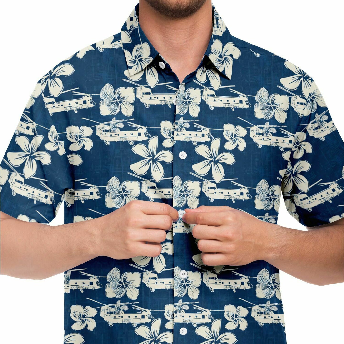 Chinook Aloha Hawaiian Short Sleeve Button Down Shirt