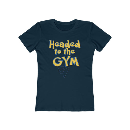 Headed to the Gym Tee — Women’s Boyfriend Fit Workout Shirt
