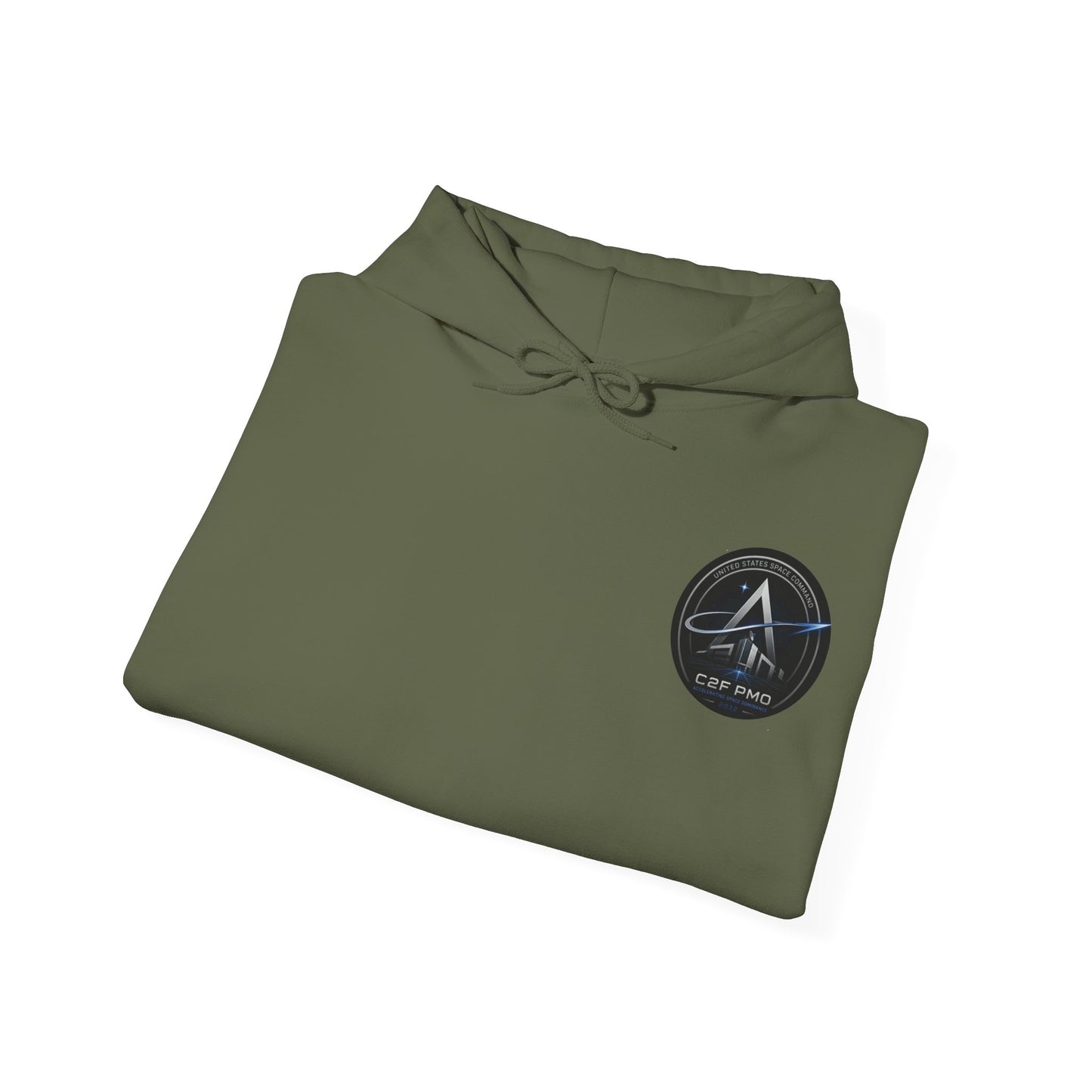 U.S. Space Command C2F PMO Logo Hoodie Accelerating Space Dominance 2032