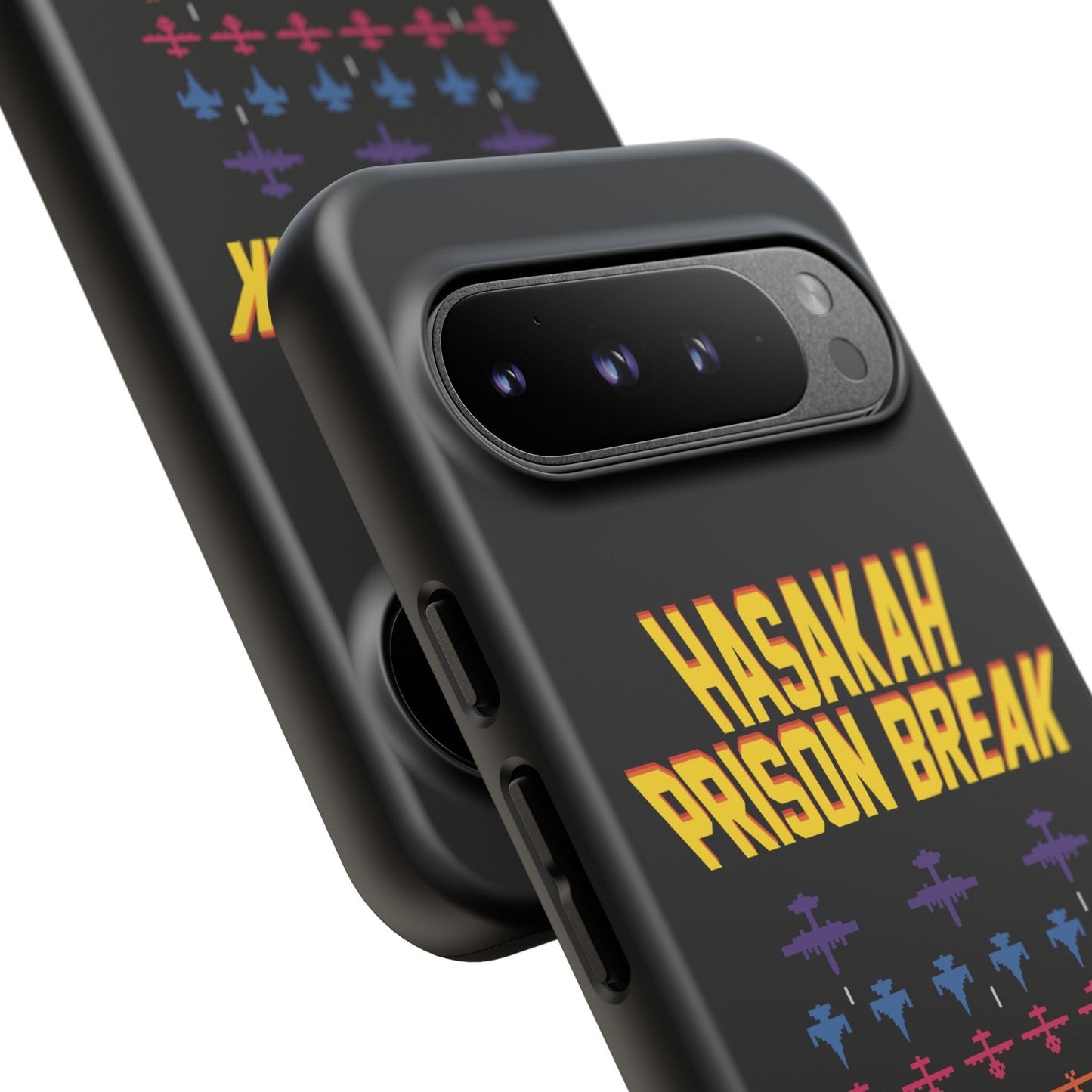Phone Case — "Hasakah Prison Break" Retro Arcade Game Over Design
