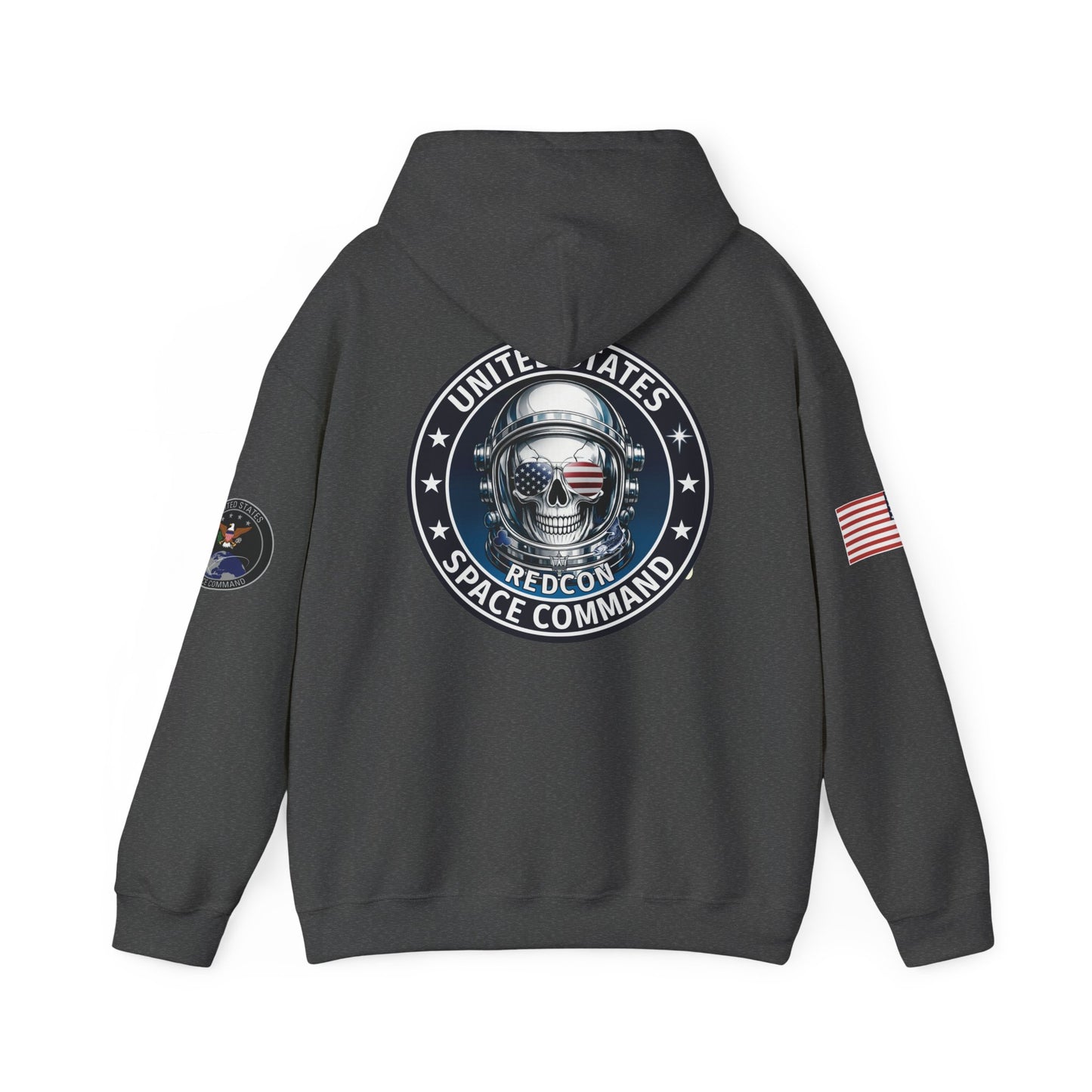 U.S. Space Command Skull Astronaut REDCON Hoodie