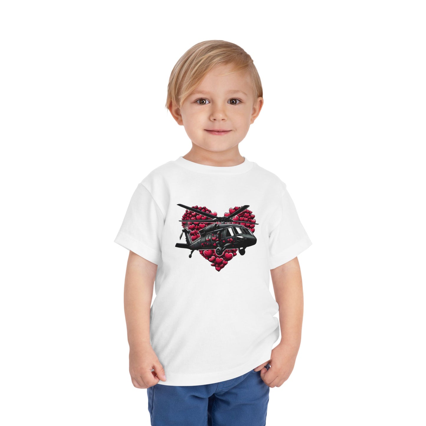 Toddler Blackhawk Valentine Short Sleeve Tee