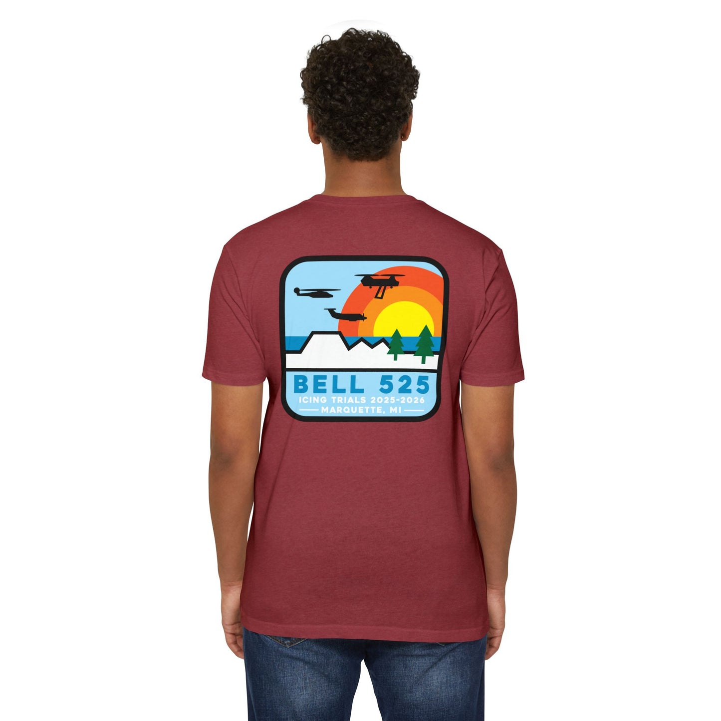 Bell 525 Ice Trials T-Shirt 60/40 Cotton-Poly