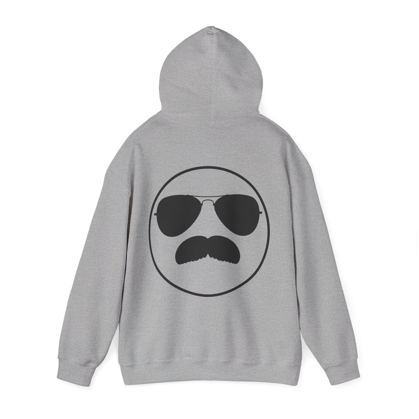 Mustache Aviator Hoodie - Unisex Heavy Blend Sweatshirt