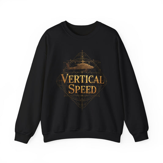 Vertical Speed Sweatshirt | tarot & occult typography, esoteric print