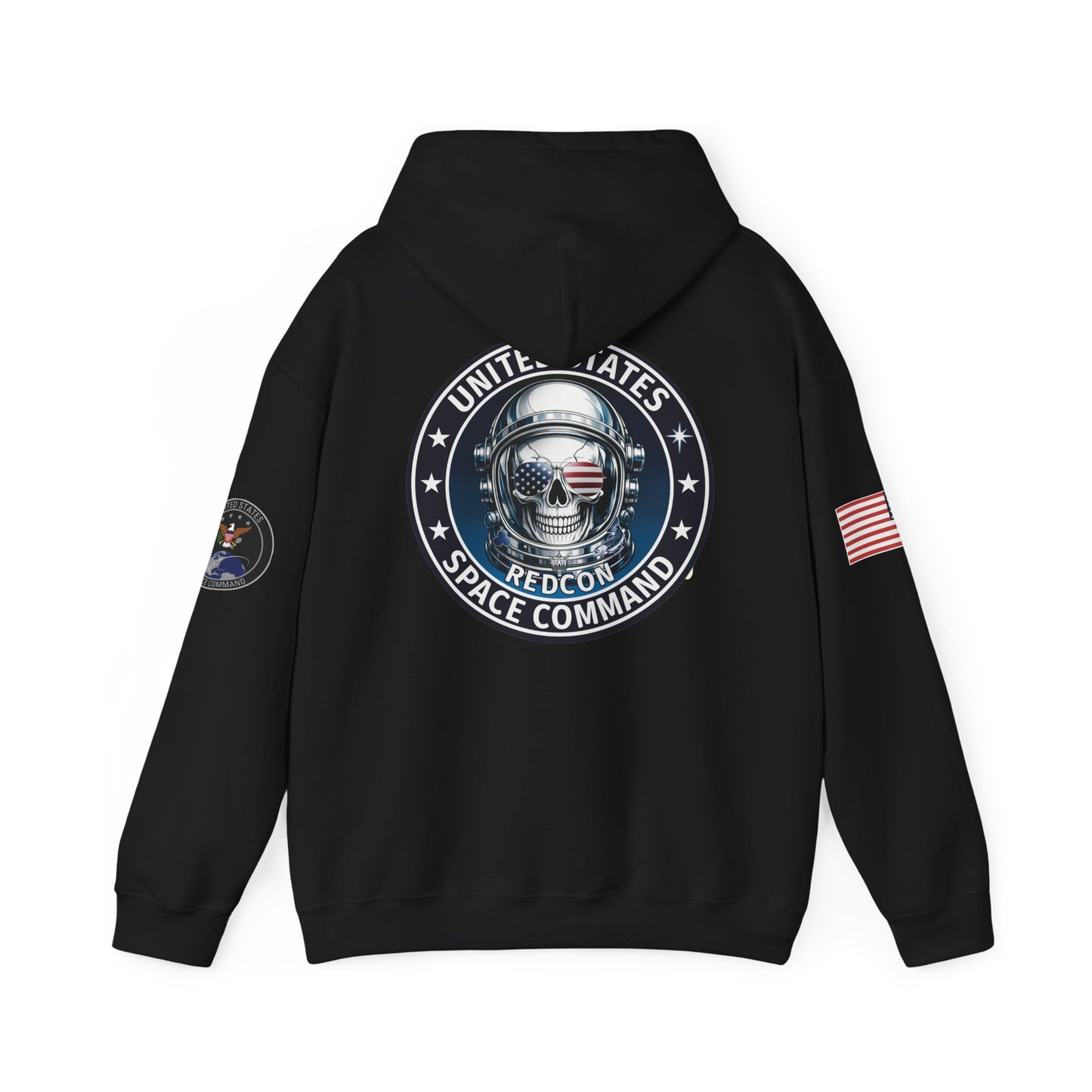 U.S. Space Command Skull Astronaut REDCON Hoodie