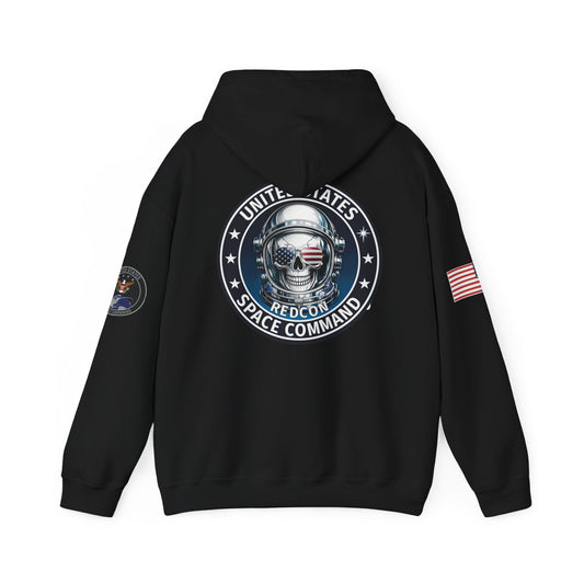 U.S. Space Command Skull Astronaut REDCON Hoodie