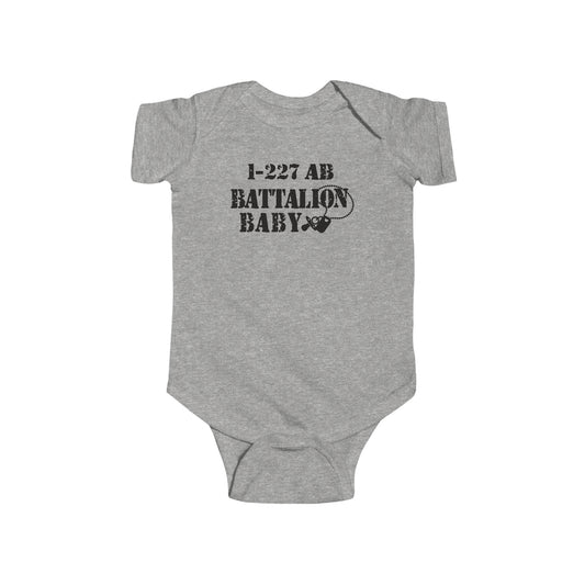 1-227 AB Battalion Infant Fine Jersey Bodysuit