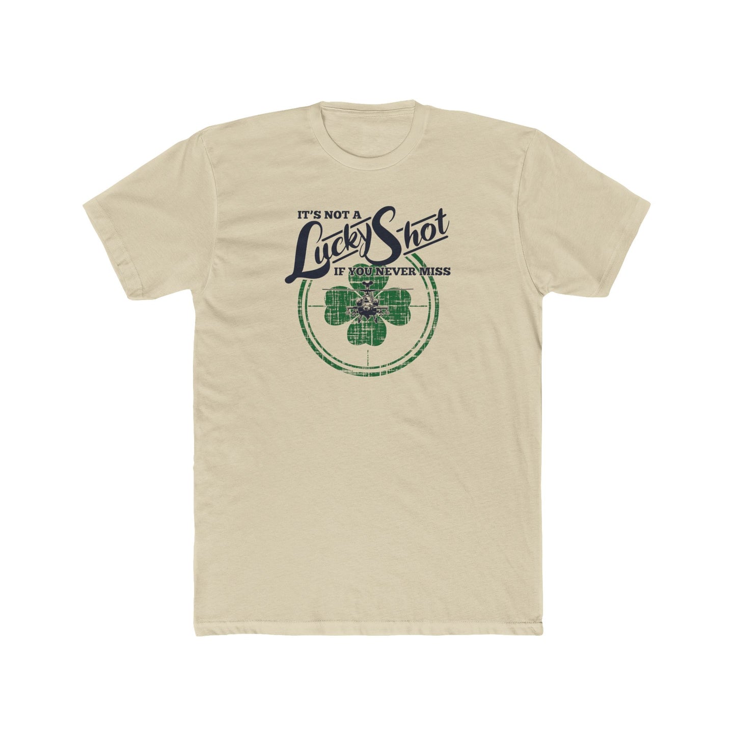 Lucky Shot 100% Cotton Crew Tee