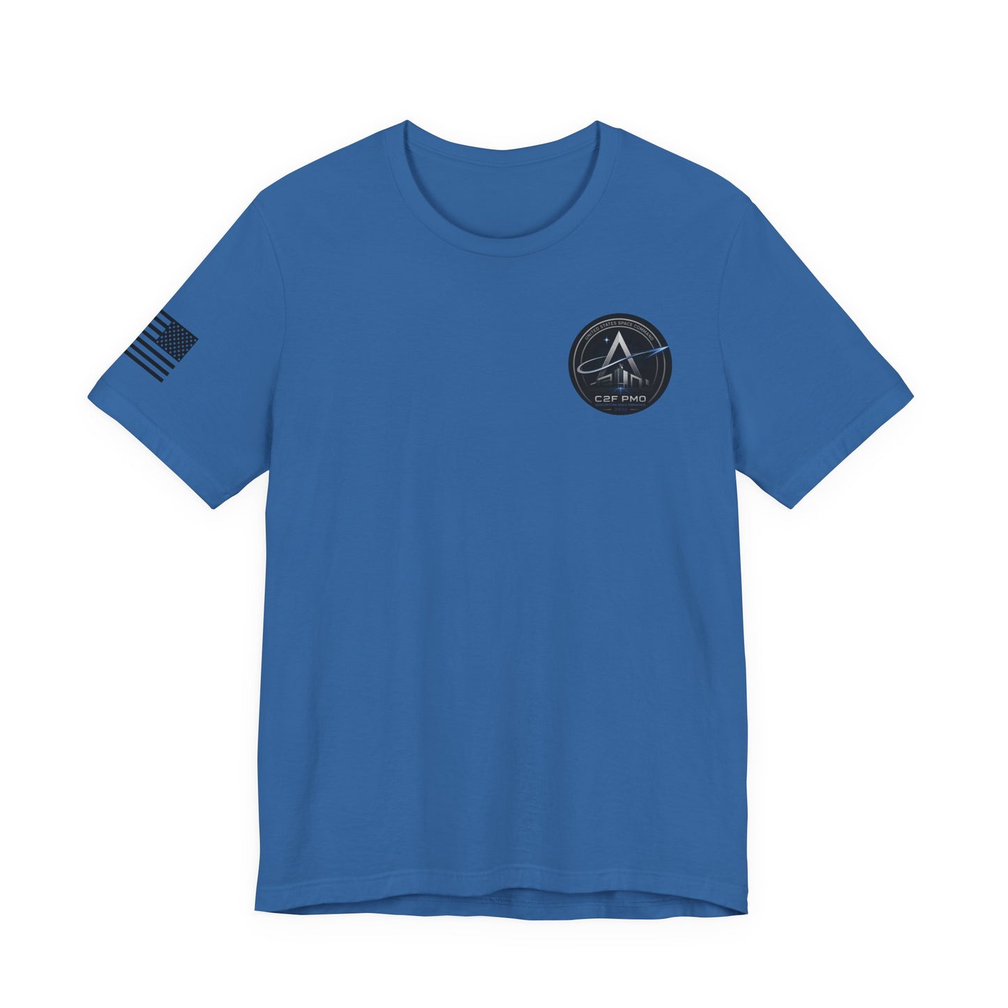 U.S. Space Command C2F PMO Logo T-Shirt Accelerating Space Dominance 2032