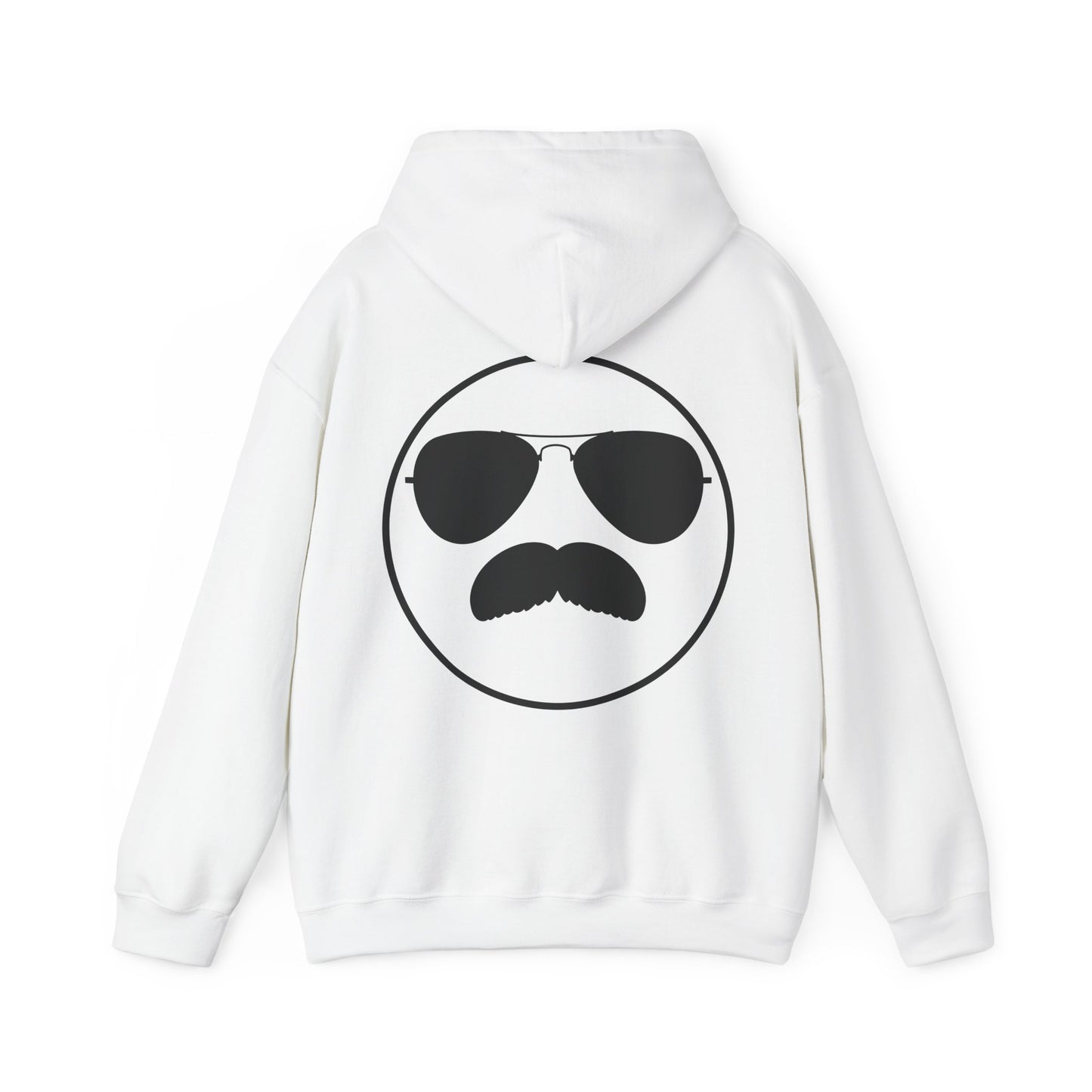 Mustache Aviator Hoodie - Unisex Heavy Blend Sweatshirt
