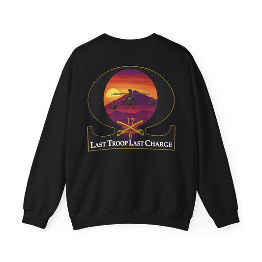 LAST TROOP - LAST CHARGE Sunset 6-17 AIR CAV C Troop Unisex Heavy Blend Crewneck Sweatshirt