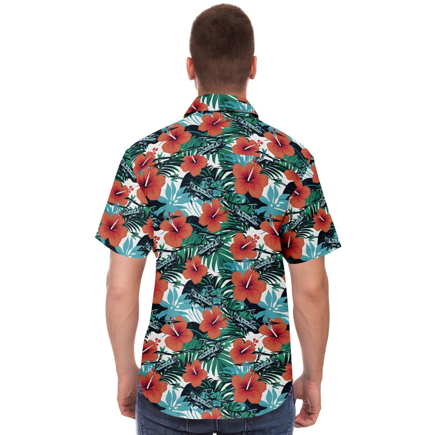 Chinook Breeze Aloha Short Sleeve Button Down Hawaiian Shirt