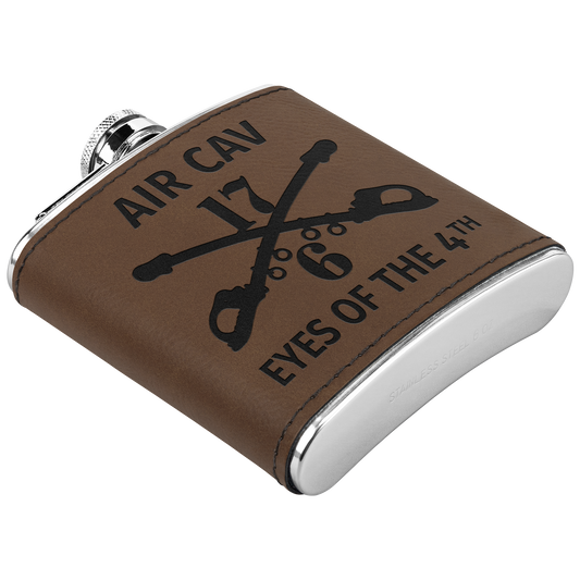 6-17_AIR_CAV_Flask_Dk_Brown_Angle_Mockup.png