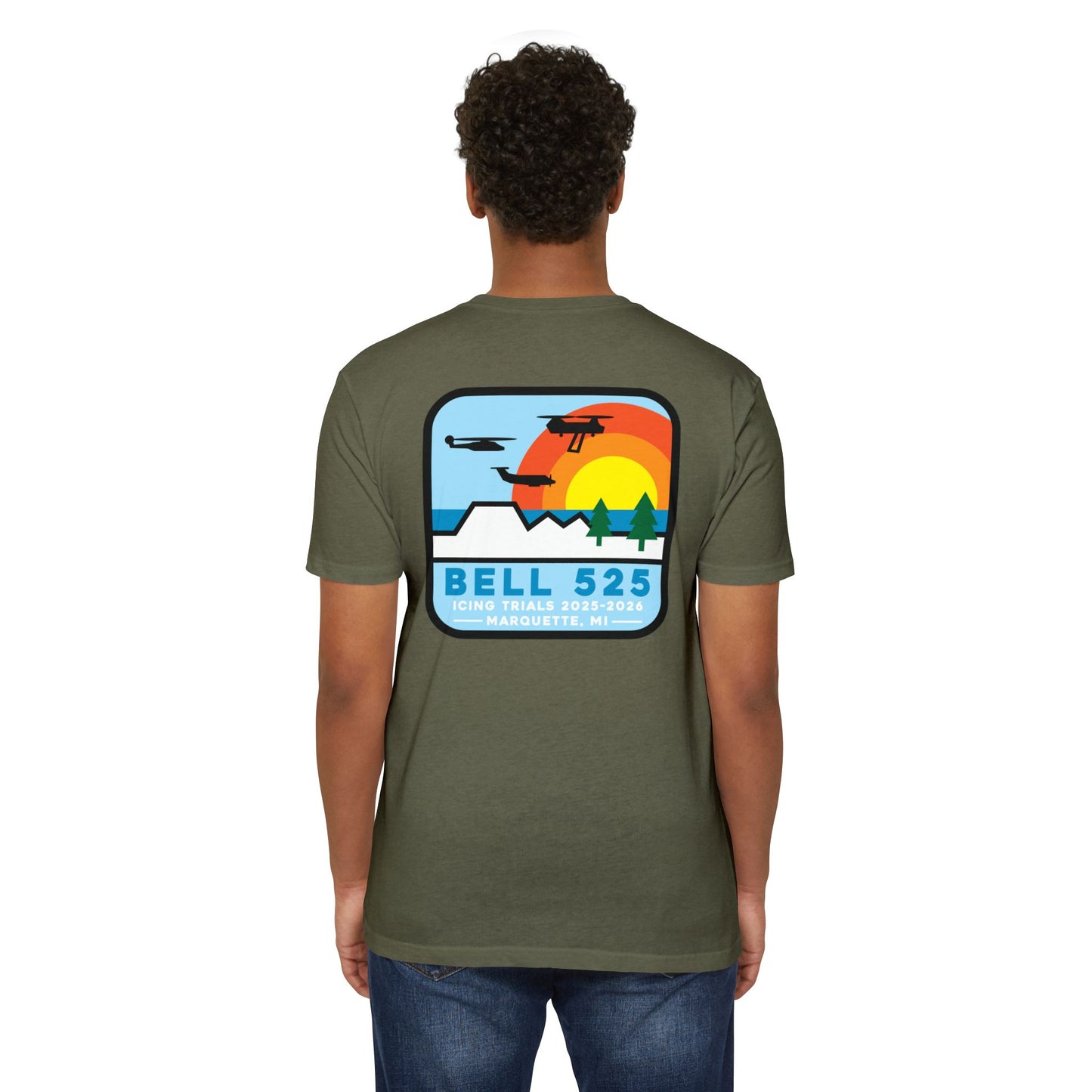 Bell 525 Ice Trials T-Shirt 60/40 Cotton-Poly