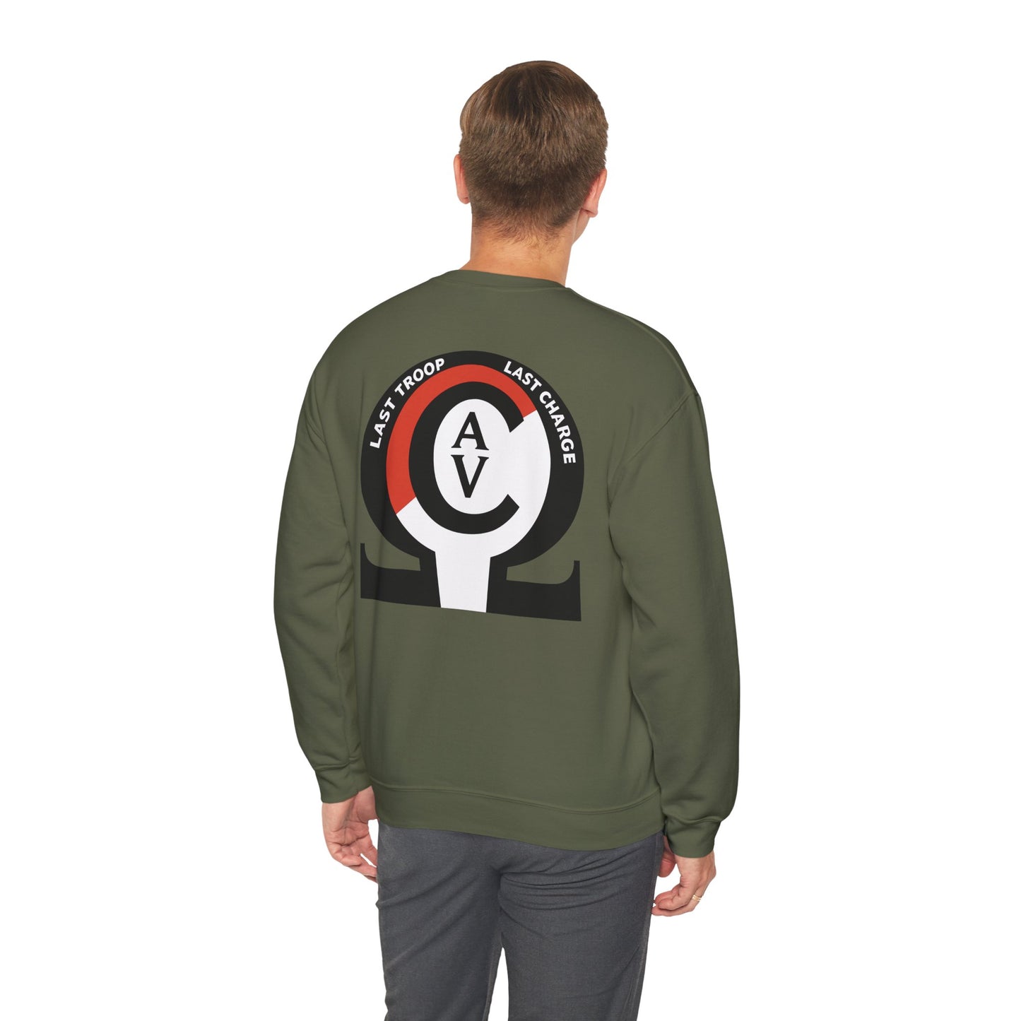 LAST TROOP - LAST CHARGE  6-17 AIR CAV Charlie Troop Unisex Heavy Blend Crewneck Sweatshirt
