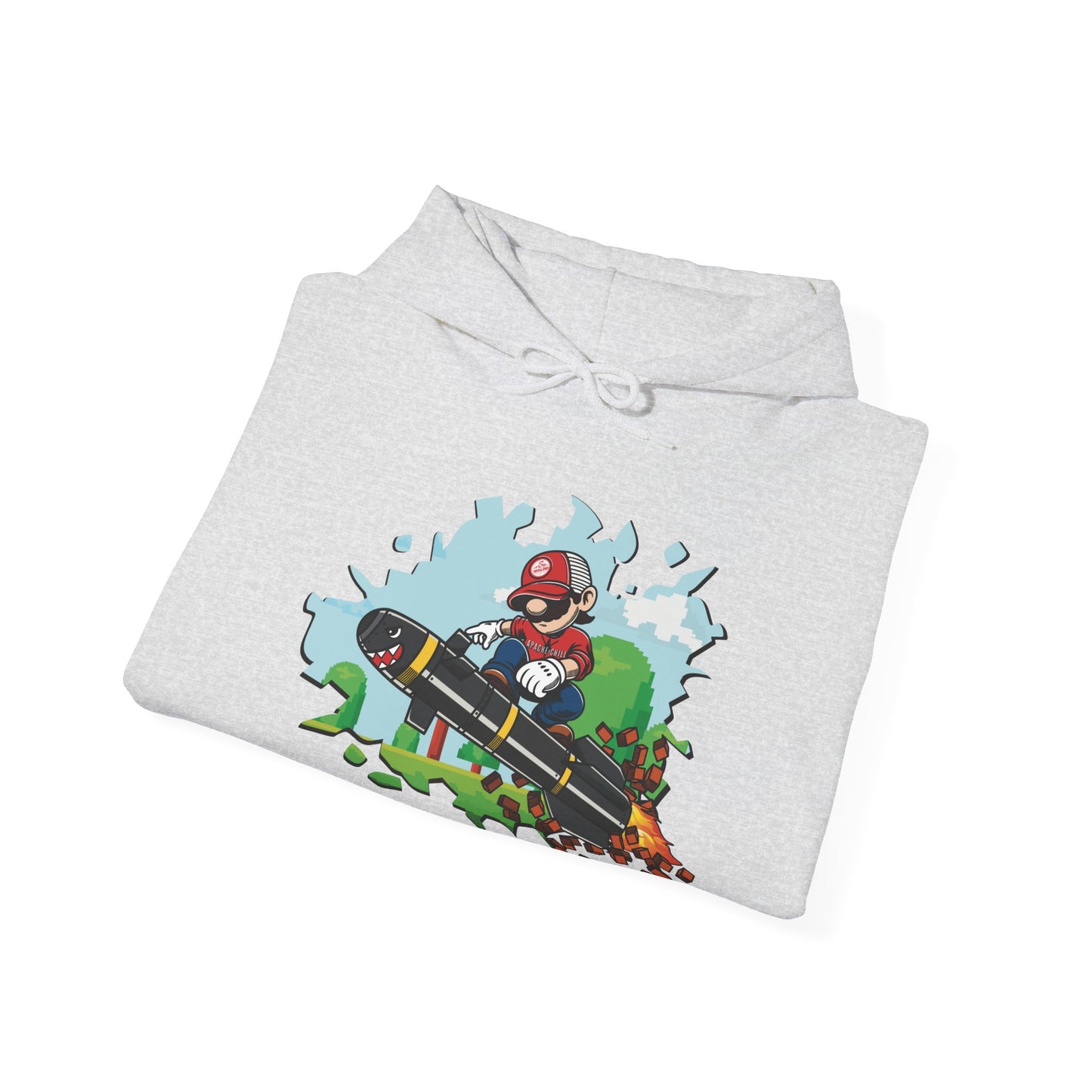 Game On! Apache Hellfire Heavy Blend Hooded Sweatshirt