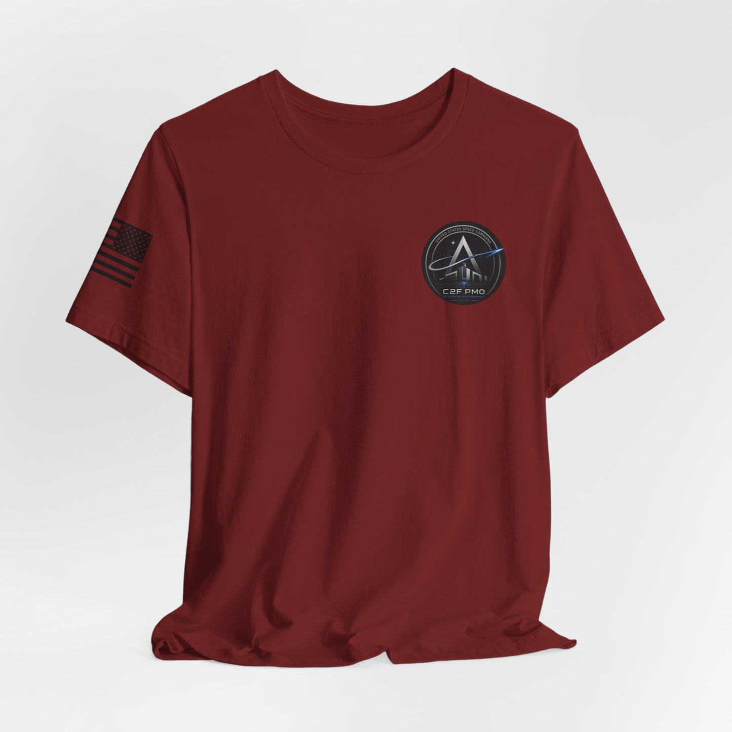 U.S. Space Command C2F PMO Logo T-Shirt Accelerating Space Dominance 2032