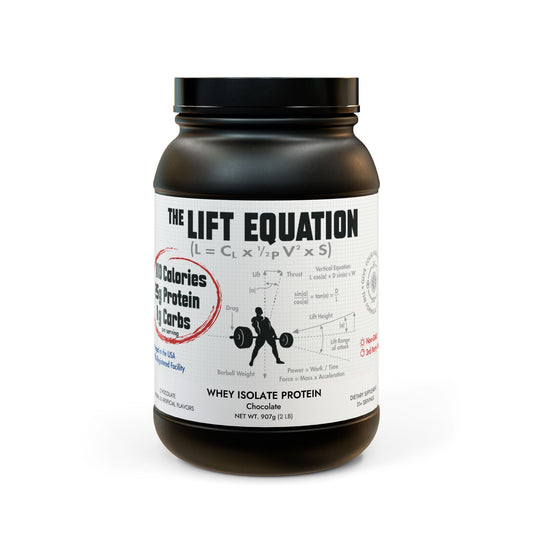 The Lift Equation Whey Isolate Protein +BCAA Supplement (907g, 2lb)