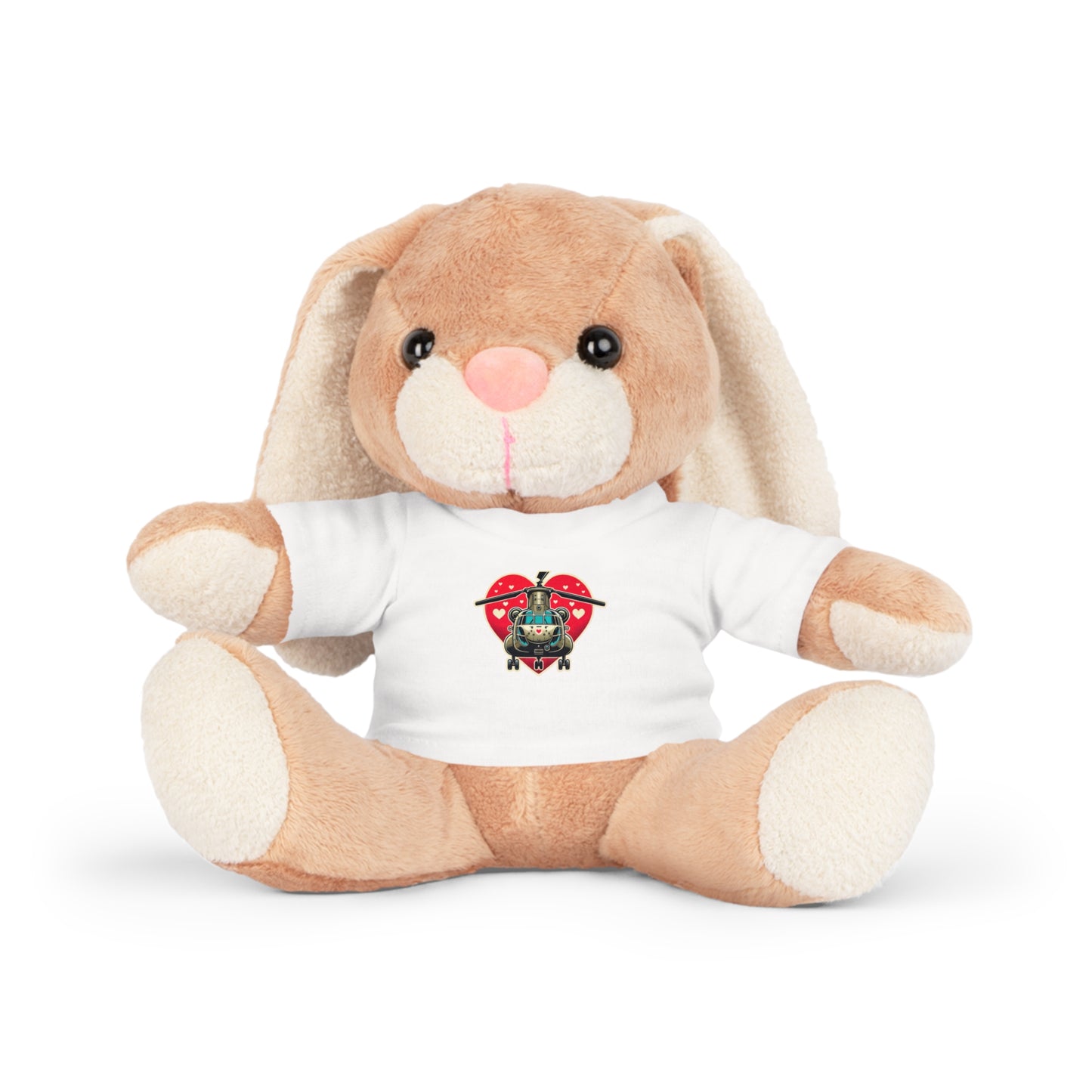 Medium Plushie Toy with Chinook Valentine T-Shirt