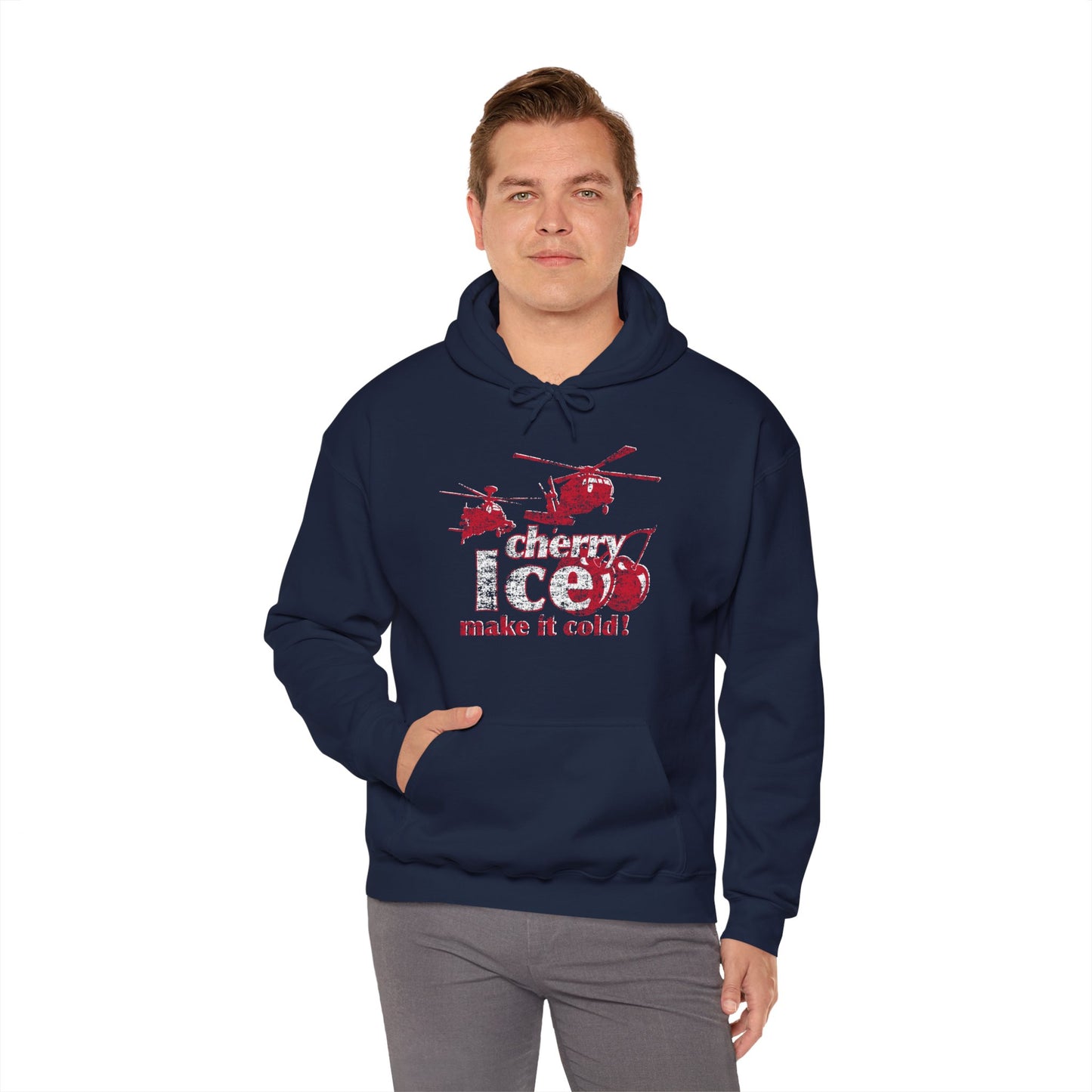 Cherry Ice Blackhawk Heavy Blend Hooded Sweatshirt