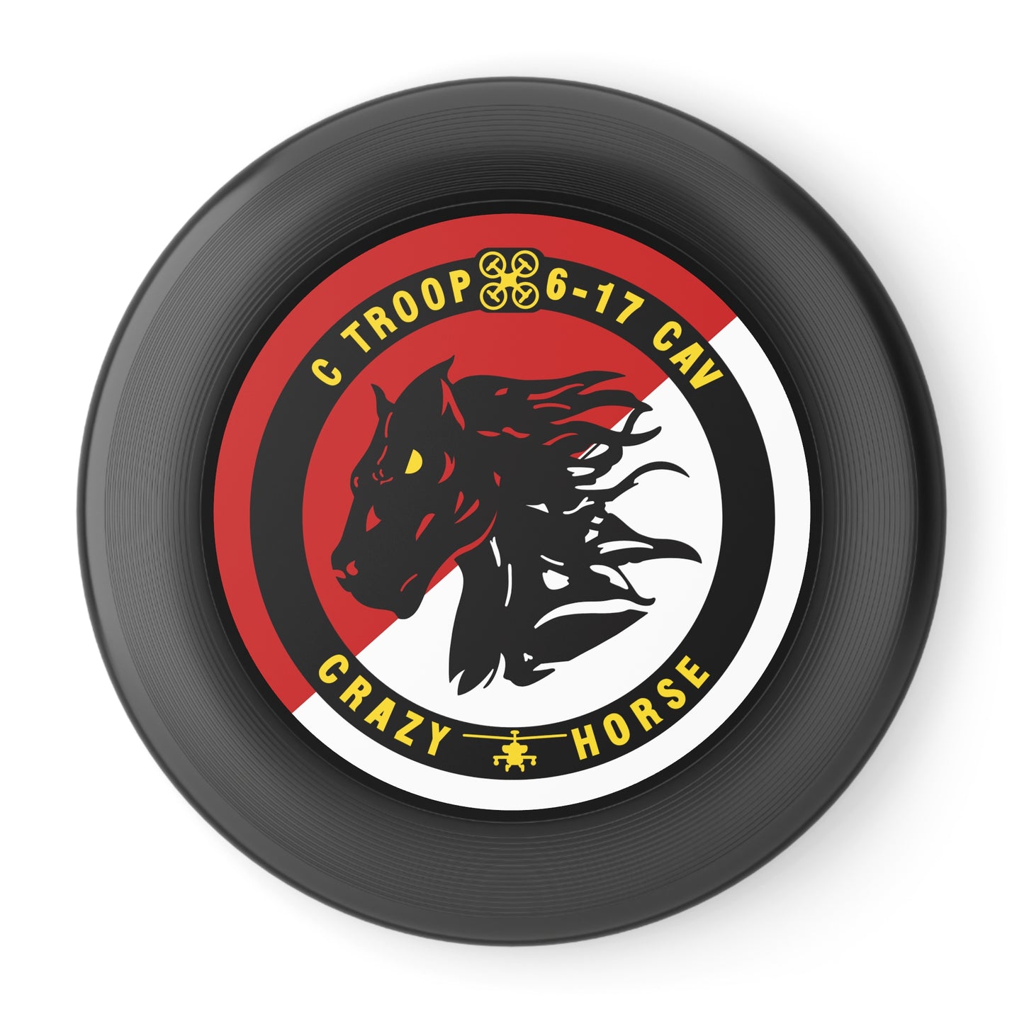 Legacy 6-17 AIR CAV C Troop Crazy Horse Frisbee - Durable Flying Disc